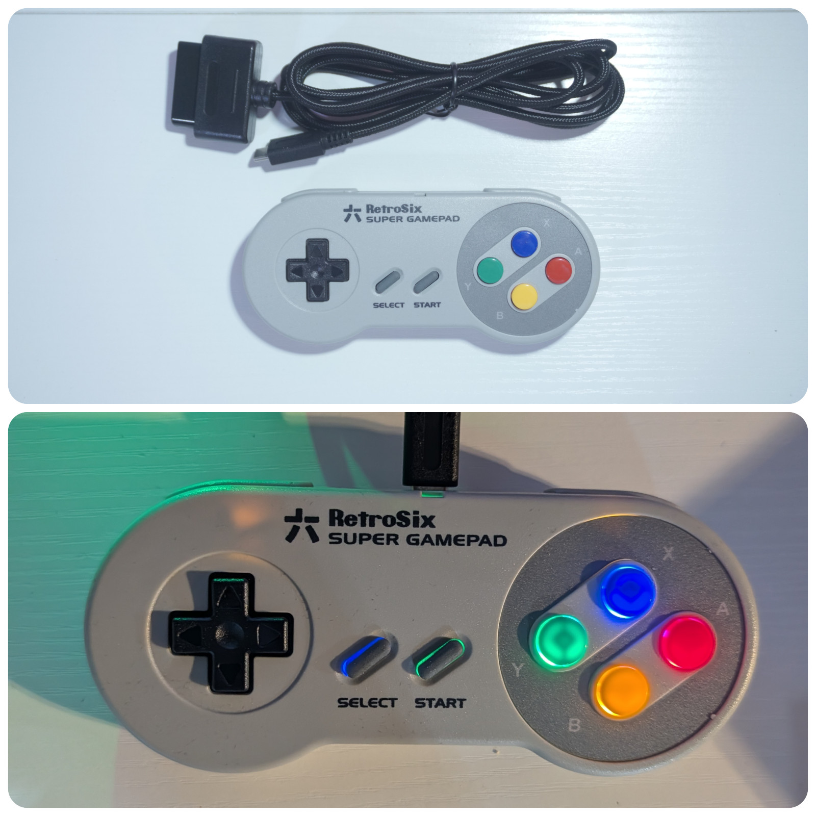 Authentic Transparent Clear Super Nintendo SNES Video Game Console SNS-001