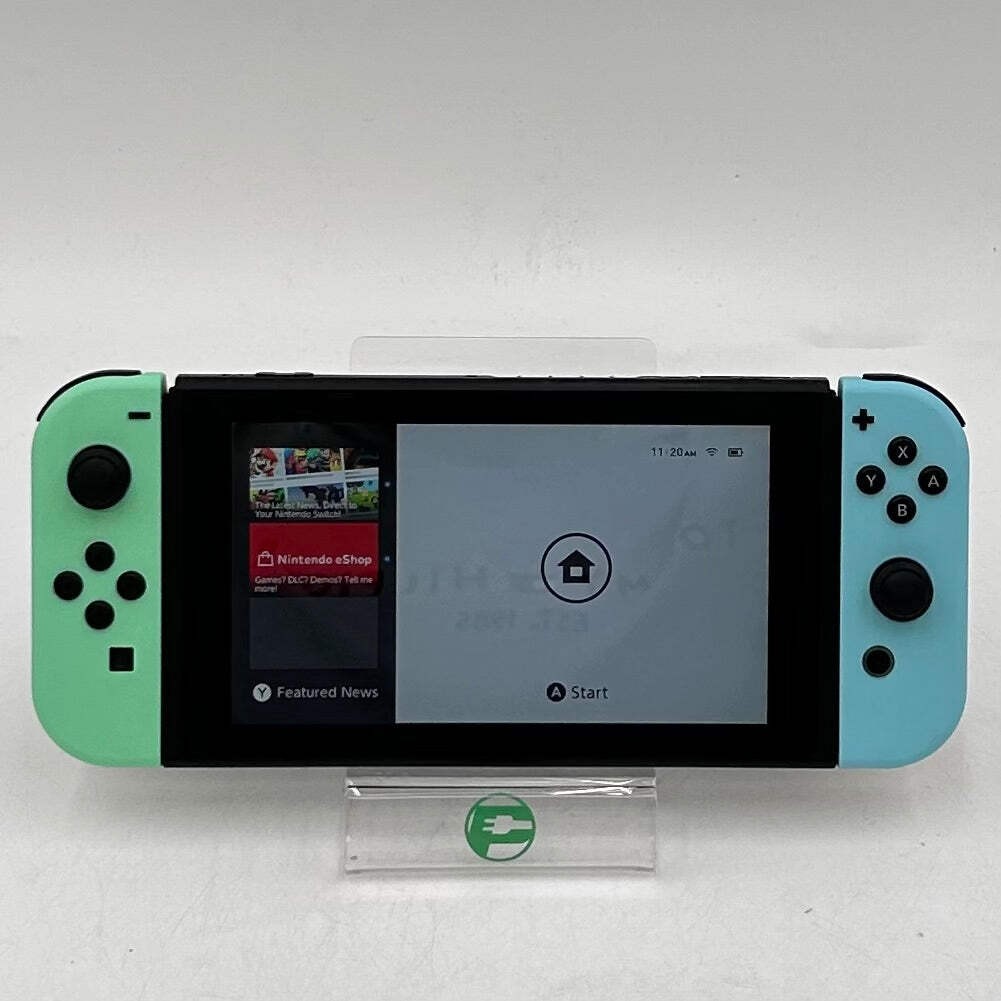 Nintendo Switch v2 Console Gaming System HAC-001(-01) Animal Crossing Edition