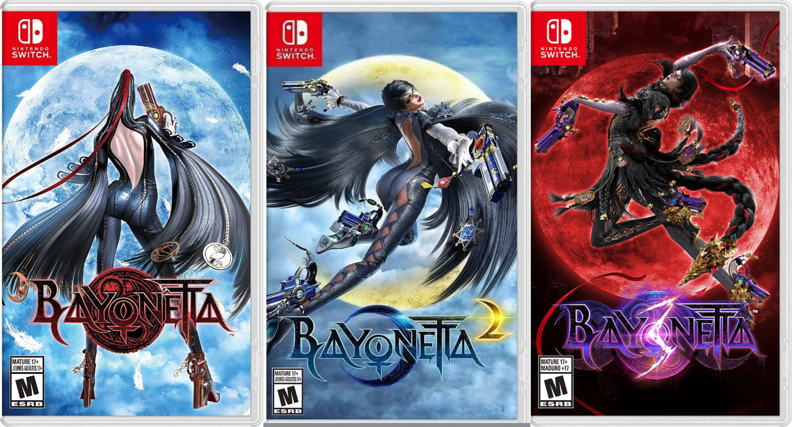Bayonetta 1 + 2 + 3 Trilogy – Nintendo Switch Brand New Sealed Bundle