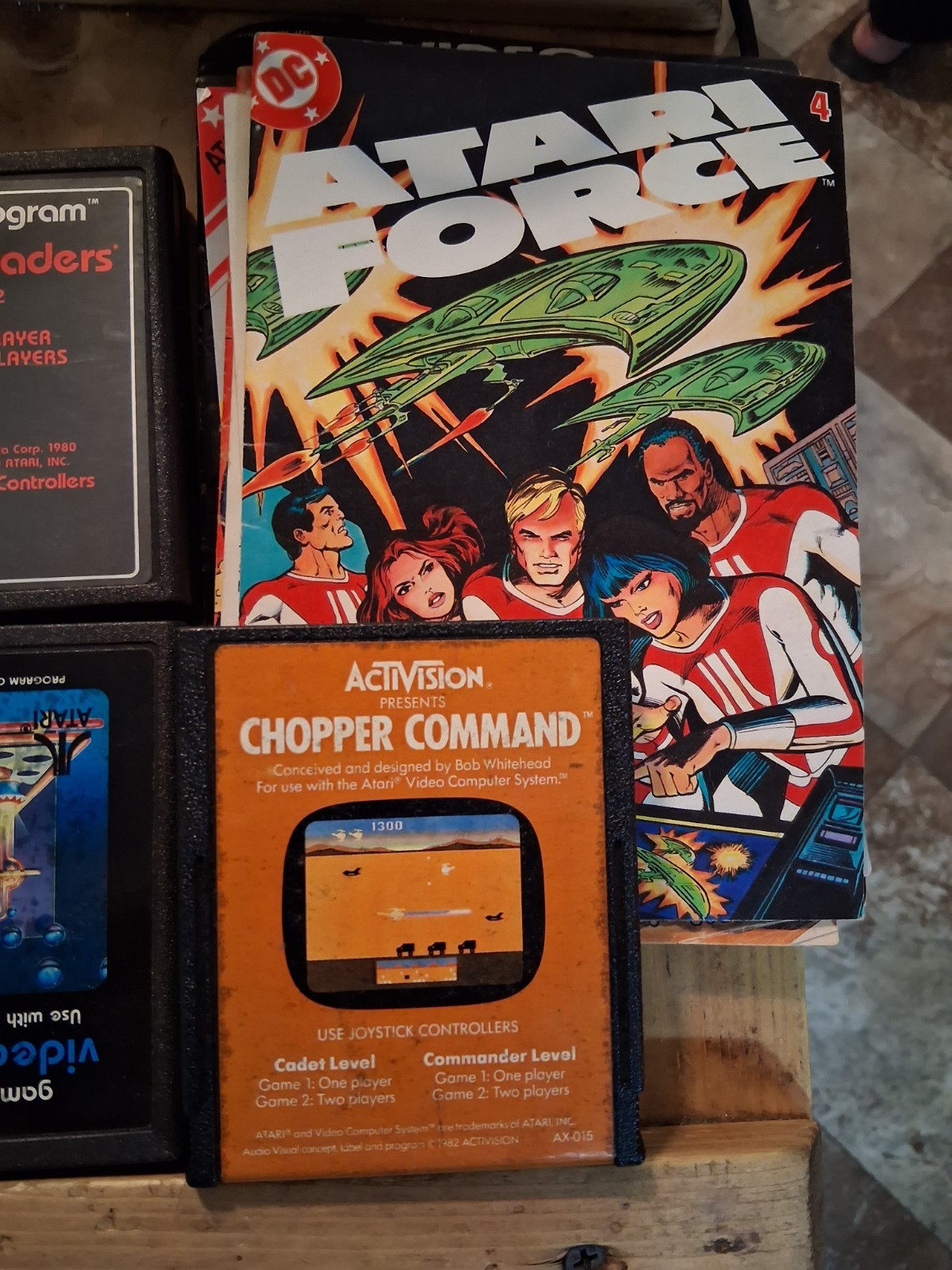 Atari 2600 Console Bundle w/5 Games, 2 Controllers, Paddles and manuals Retro