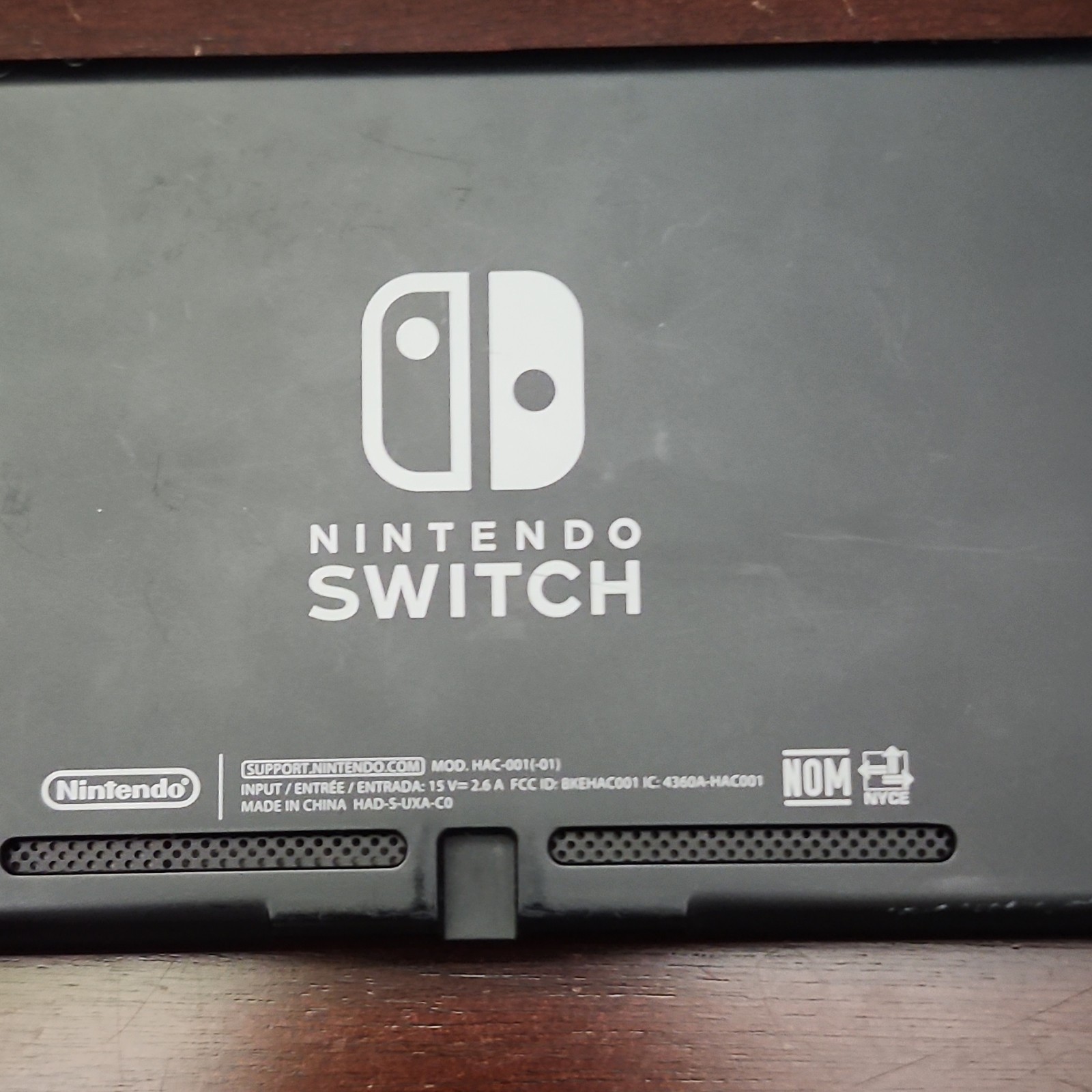 Nintendo Switch Console Black w/ Neon Red/Blue Joy-Con Controllers HAC-001(-01)