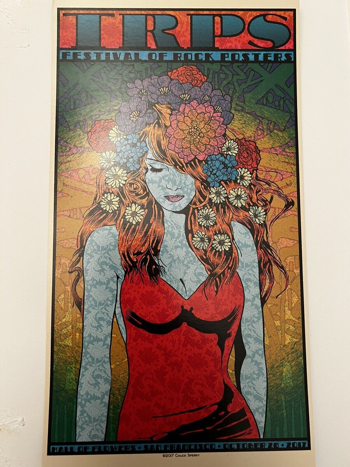 2017 TRPS Double Sided Handbill Mini Poster Chuck Sperry / Emek