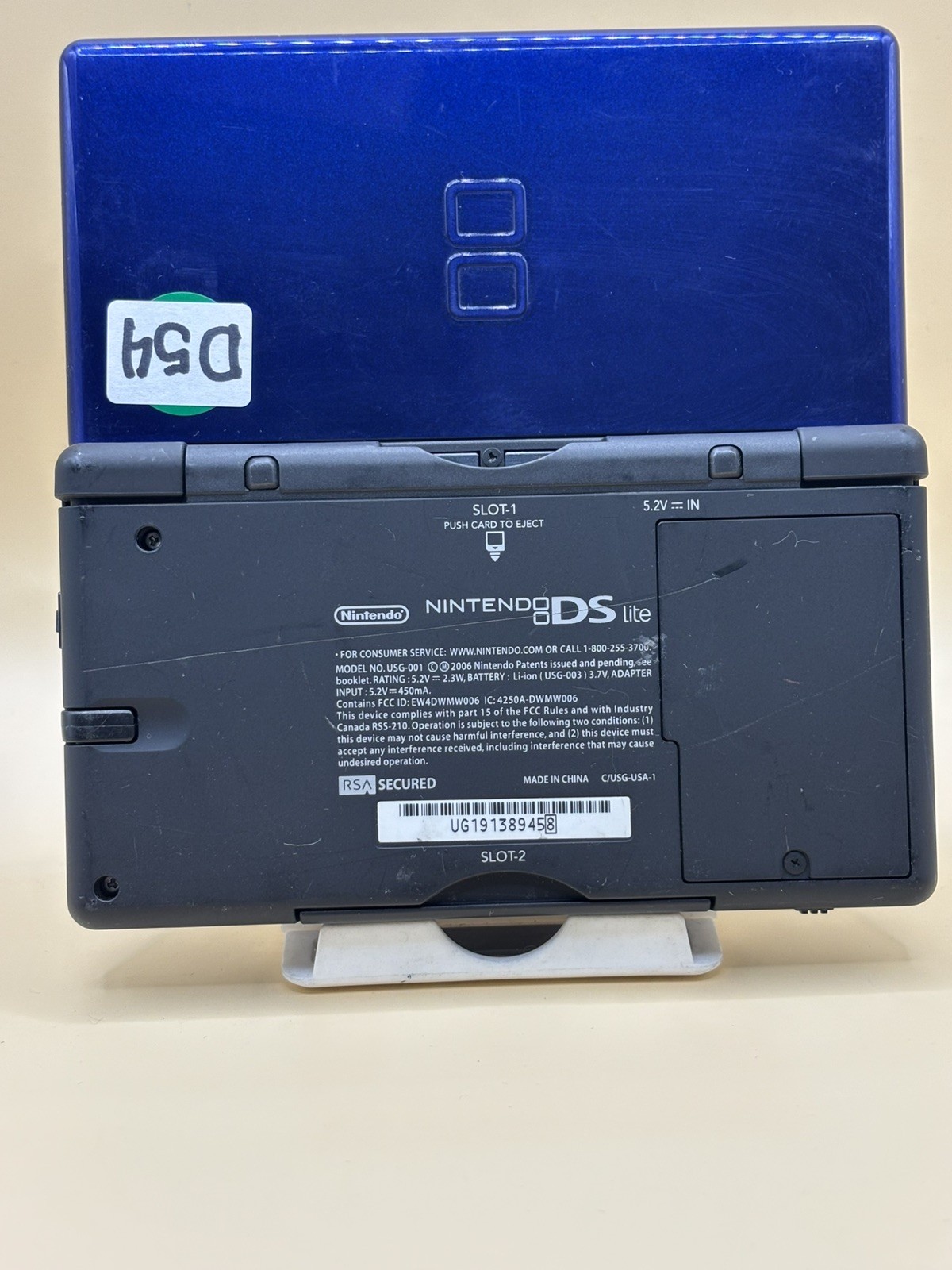 Nintendo DS Lite – Cobalt/Black (D54) READ DESCRIPTION
