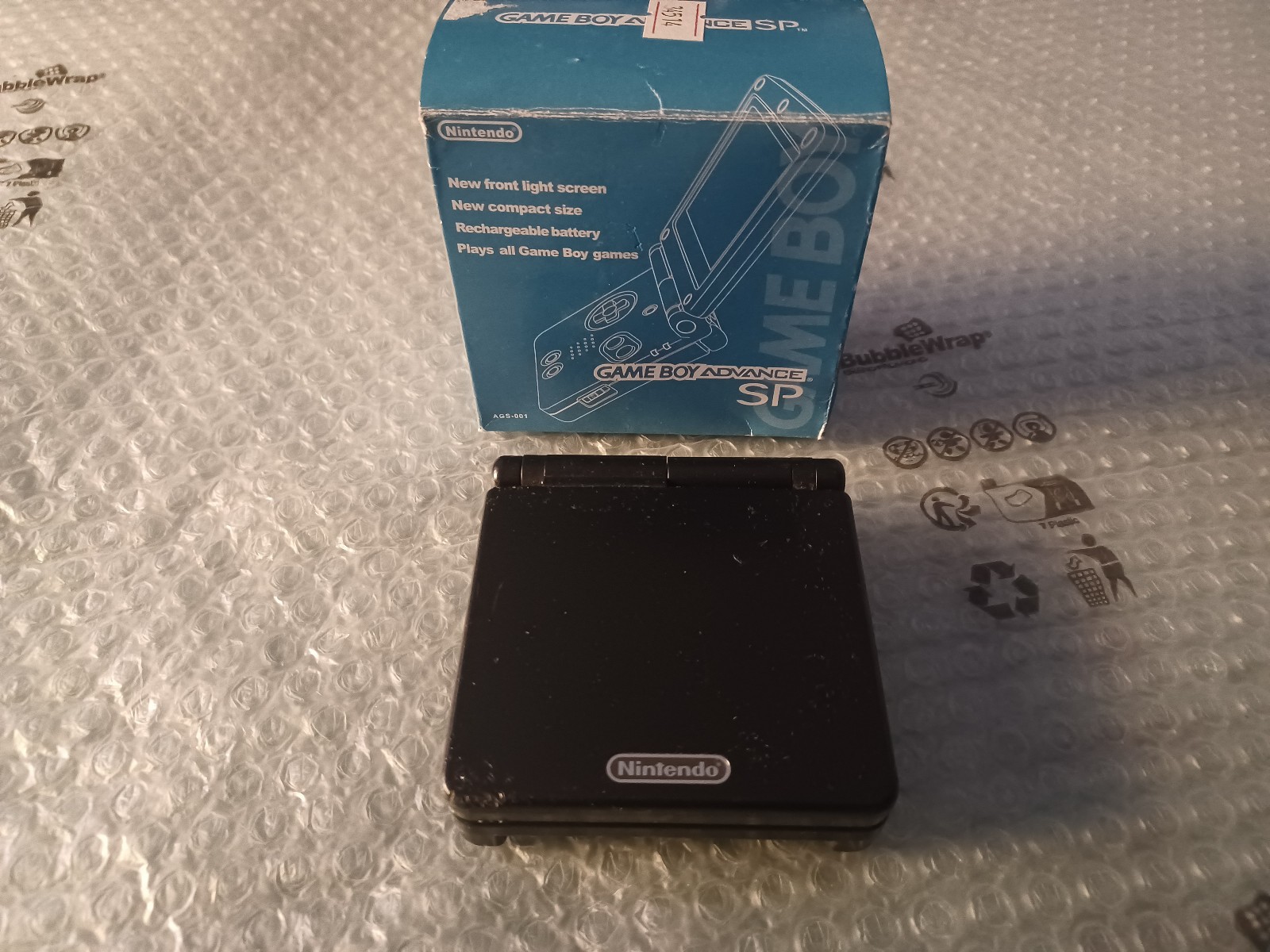 Nintendo Gameboy Advance SP GBA SP Black/Black
