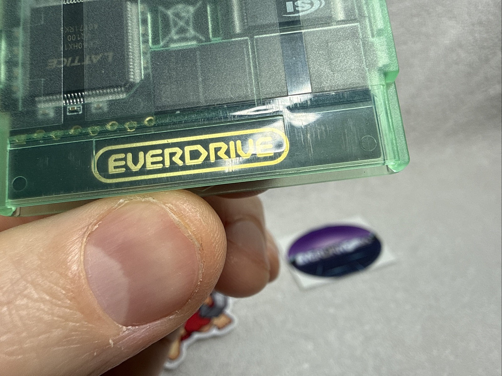 Everdrive GBA X5 Mini w/ box & manual! MINT COLOR! (No SD card) Stone Age Gamer