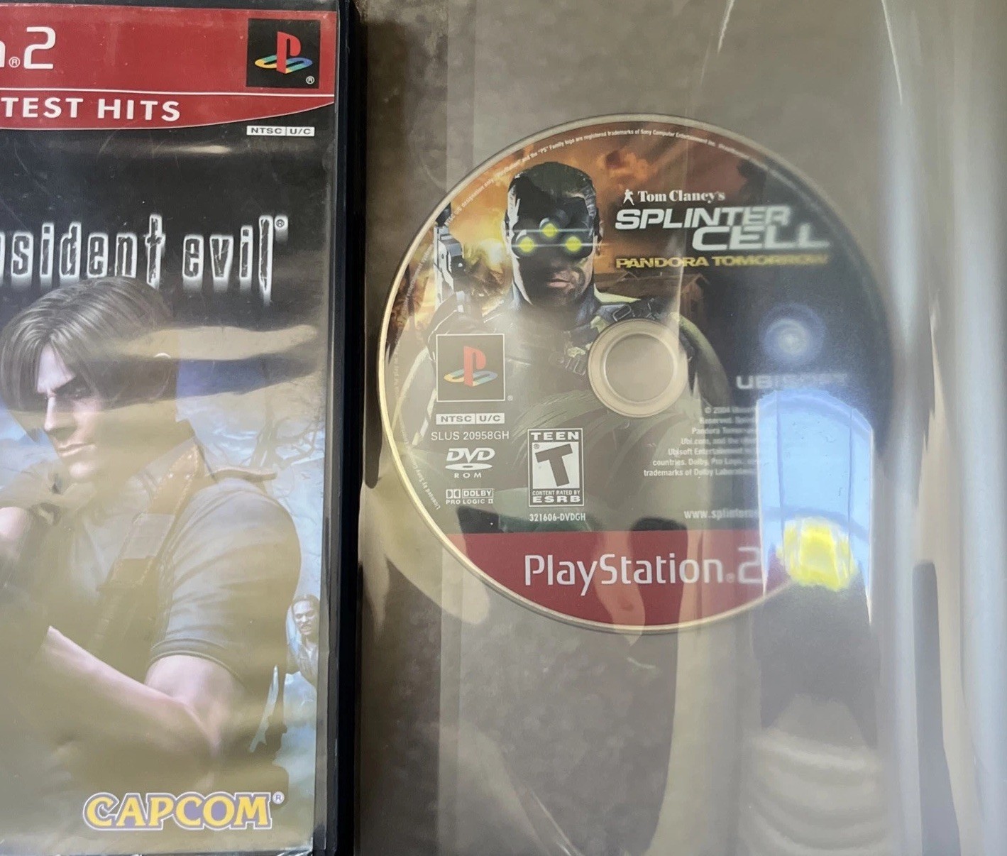Bundle PS2 SCPH-77001 Slimline Controllers, Cords, 25 PS2 , 11 PS1 Game