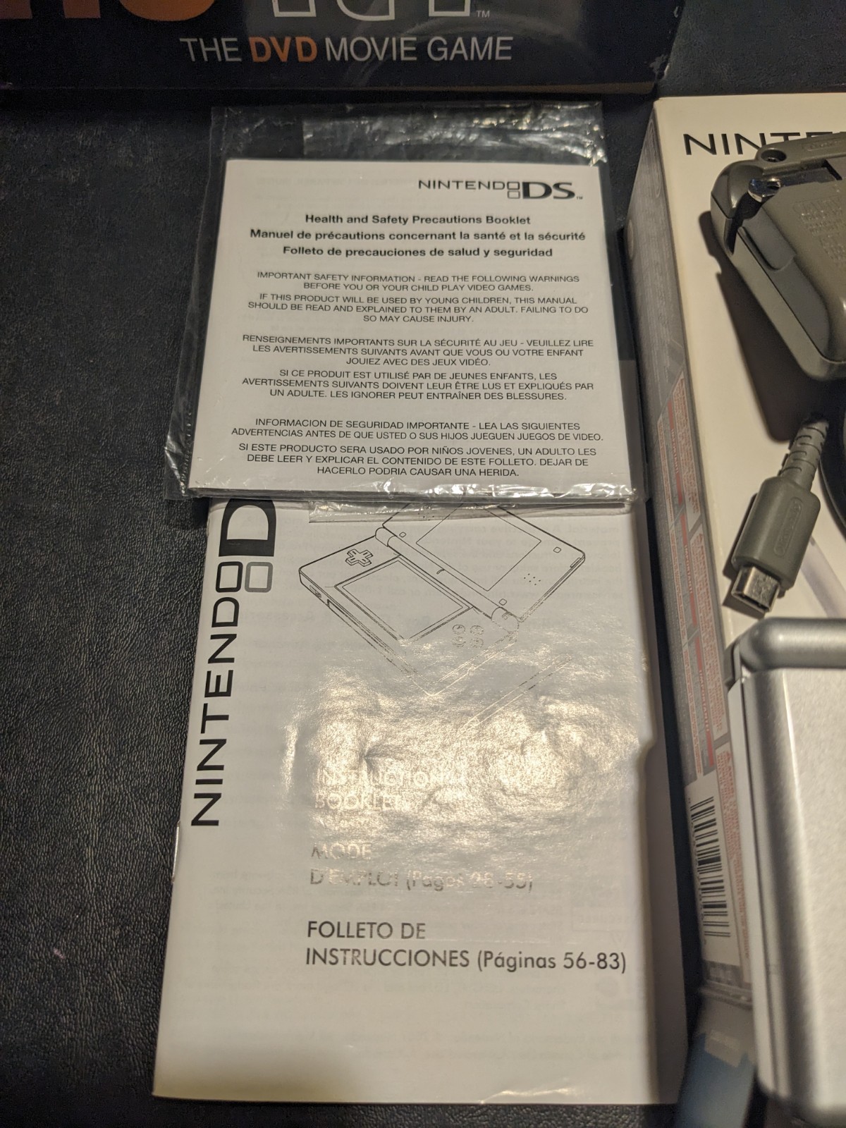 Nintendo DS Lite Launch Edition Silver Handheld System – In Great Condition