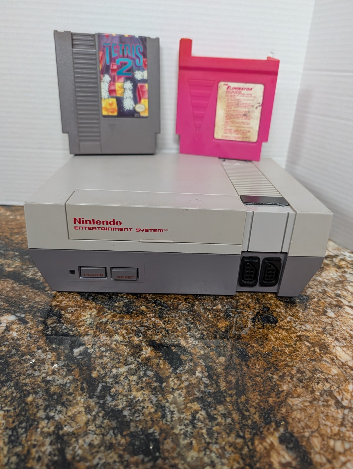 Nintendo NES-001 Console Original Front Loader Tested & Working Console Damge