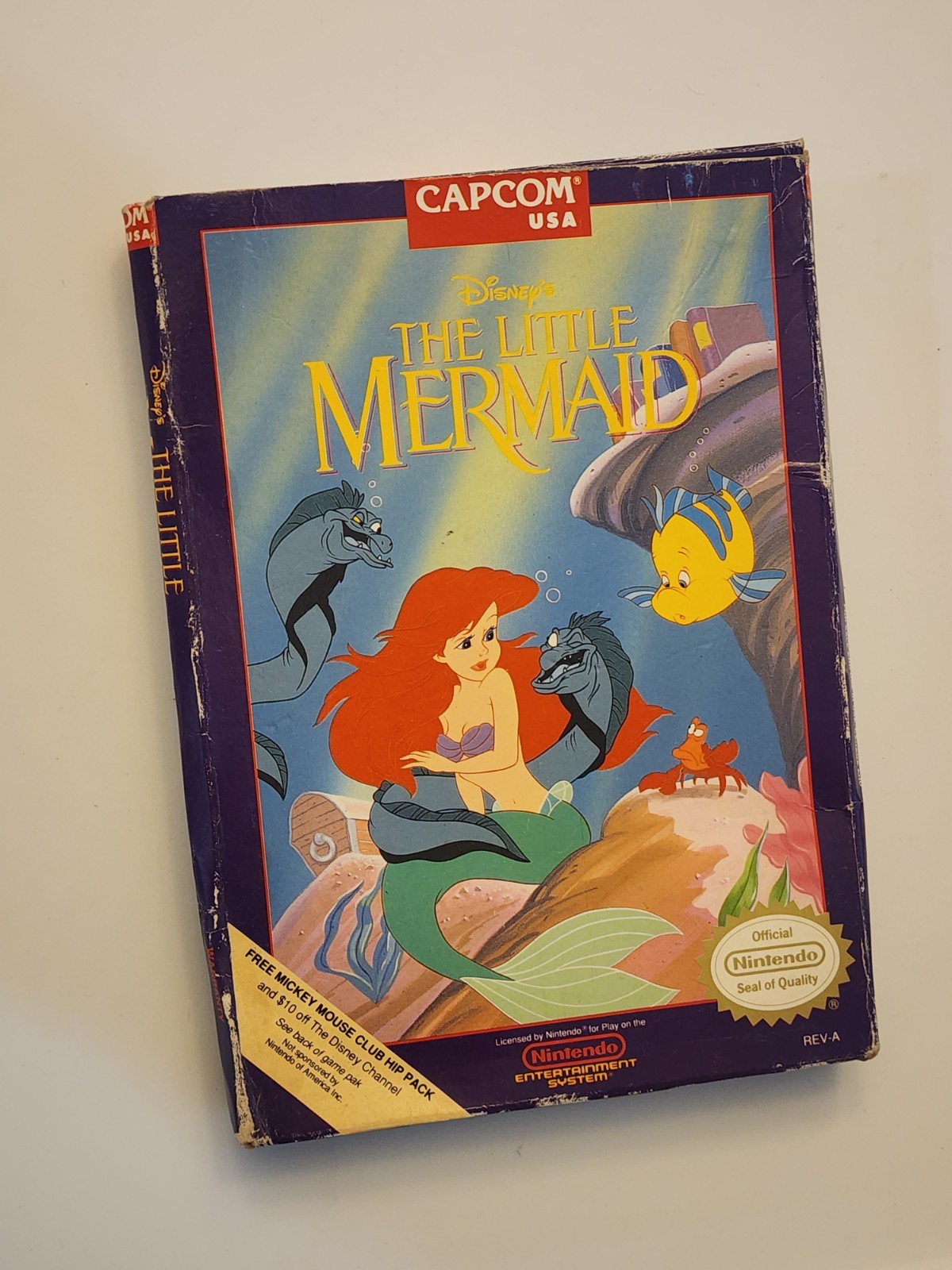 Little Mermaid NES – Box ONLY – Original Nintendo Box
