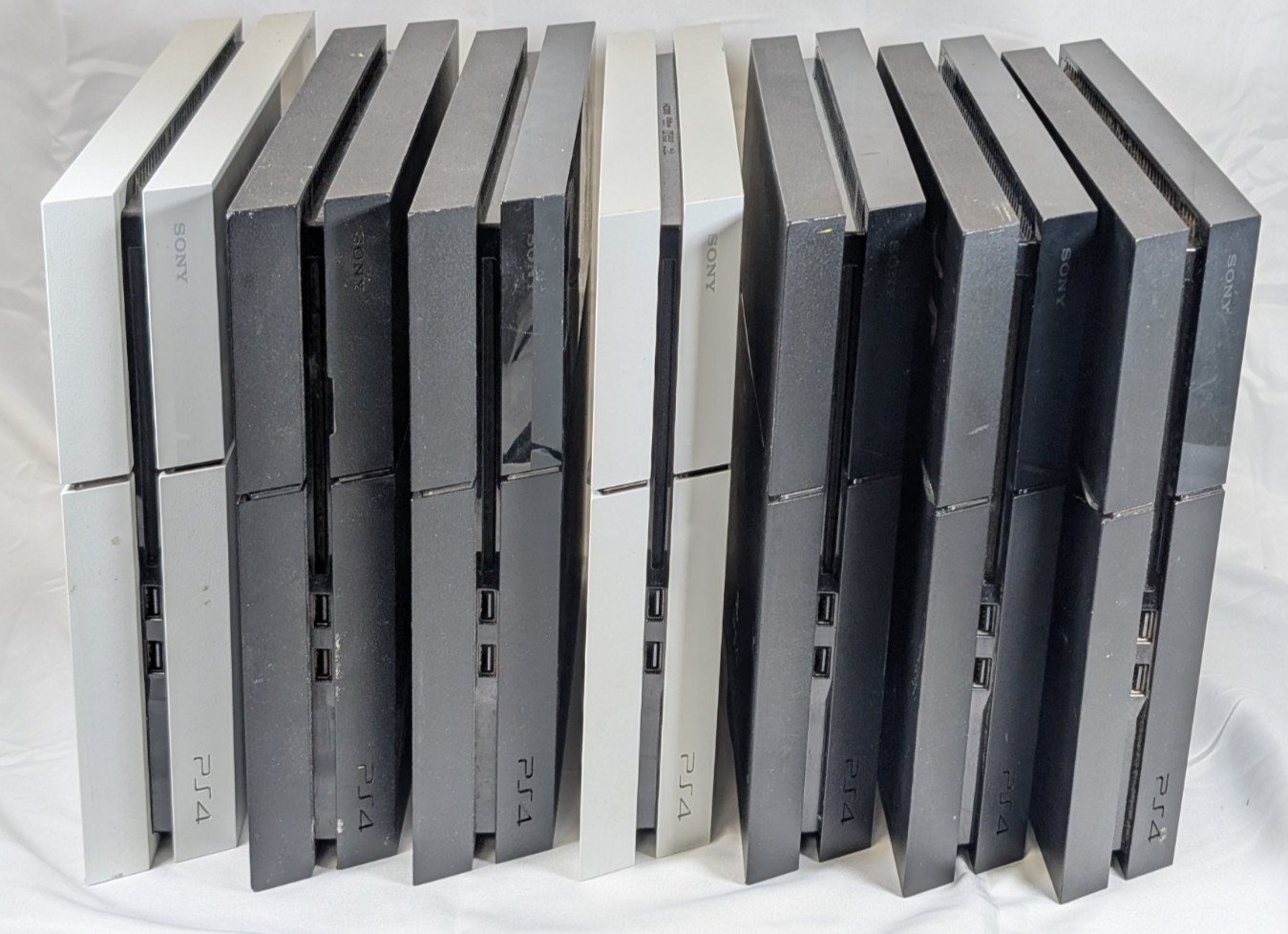 Defective Lot of 7 Playstation PS4 – For Parts AS-IS Broken Non Working – 0808
