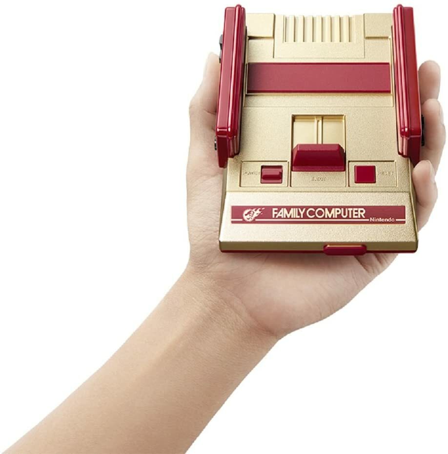 Nintendo Classic Mini Famicom NES Shonen Jump 50th Anniversary Gold Ver. Limited
