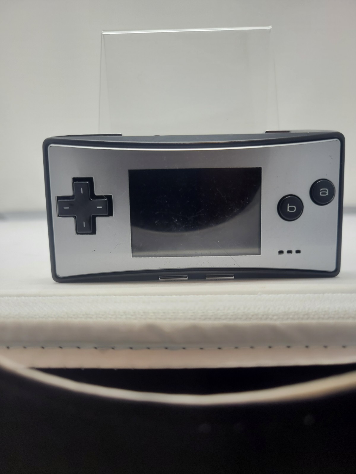 Nintendo Game Boy Micro Silver Console Tested Working some scuffs scratches