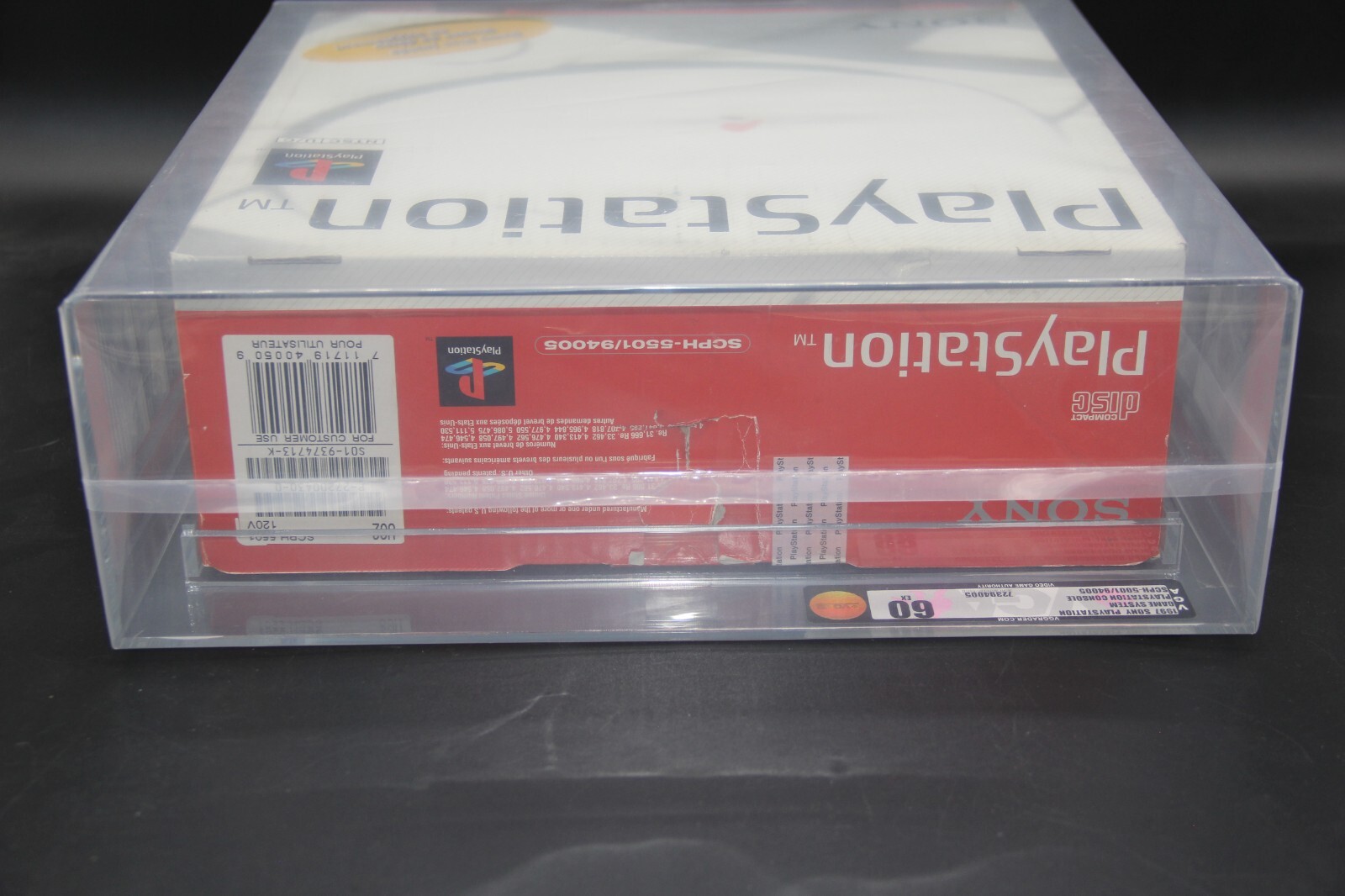 Sony PlayStation 1 Gray Console SCPH-5501/94005 VGA 60 New Sealed Rare! PS1 PSX