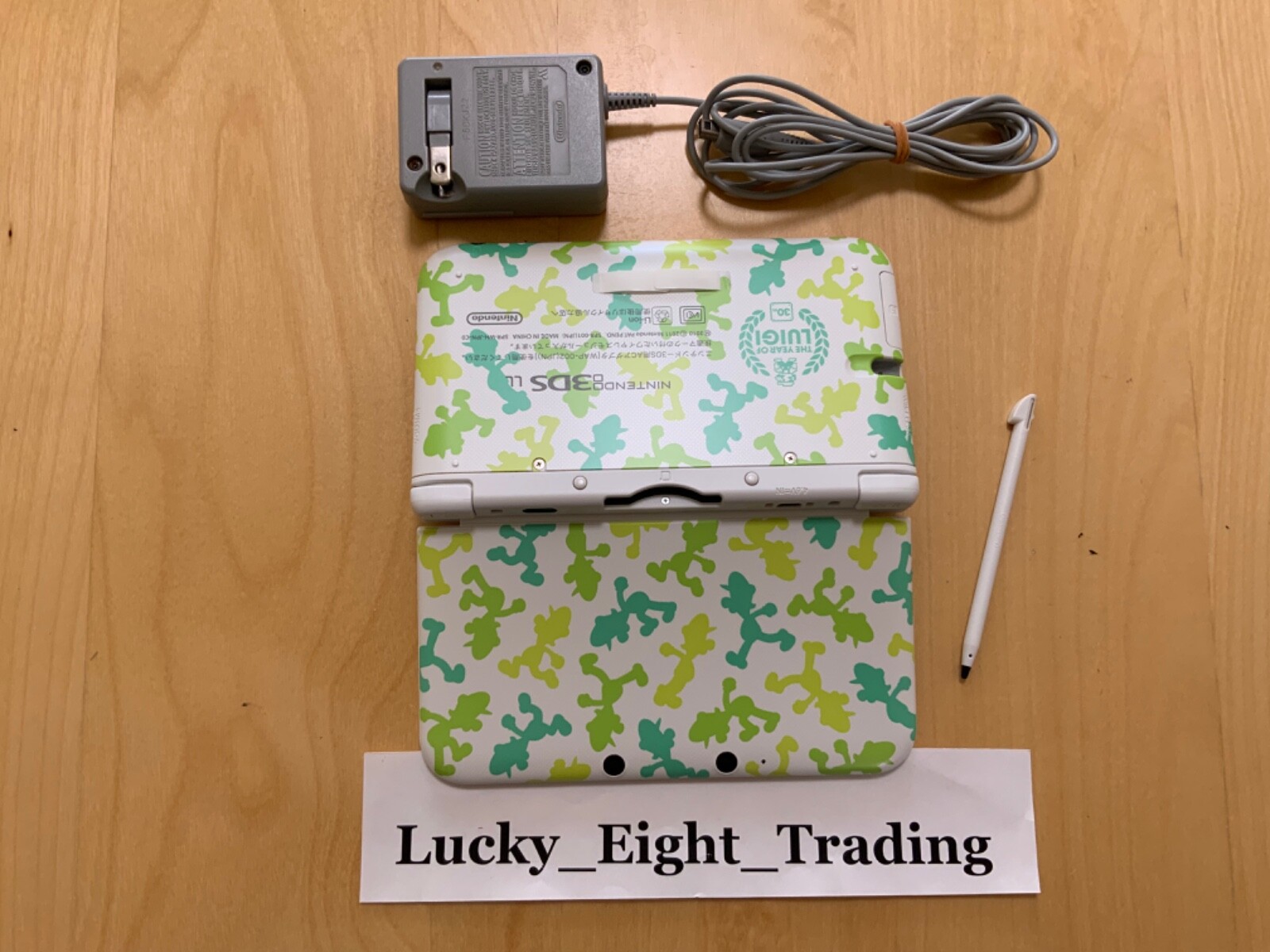Nintendo 3DS XL LL Luigi 30th Anniversary Pack Console Charger Japanese ver [CC]