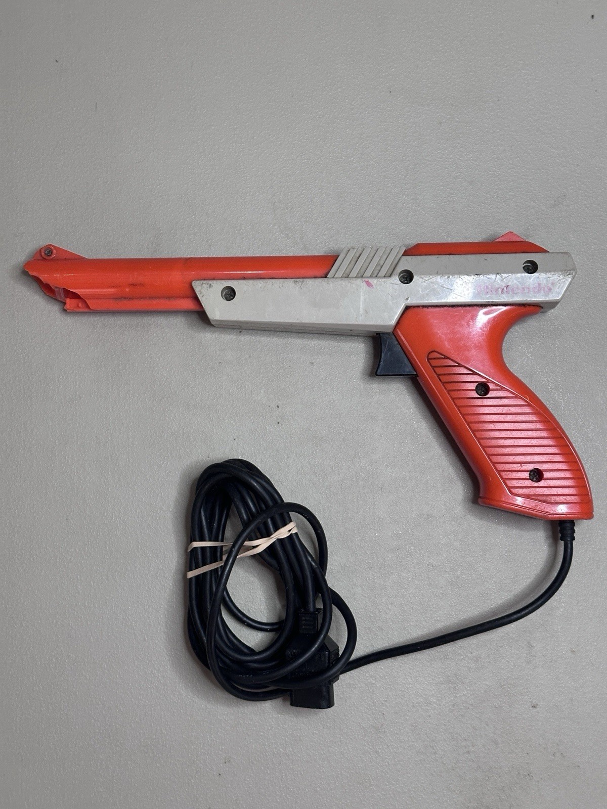 Nintendo NES Console Bndle w/ Zapper Controller RF Switch 3 Games Untested AS-IS