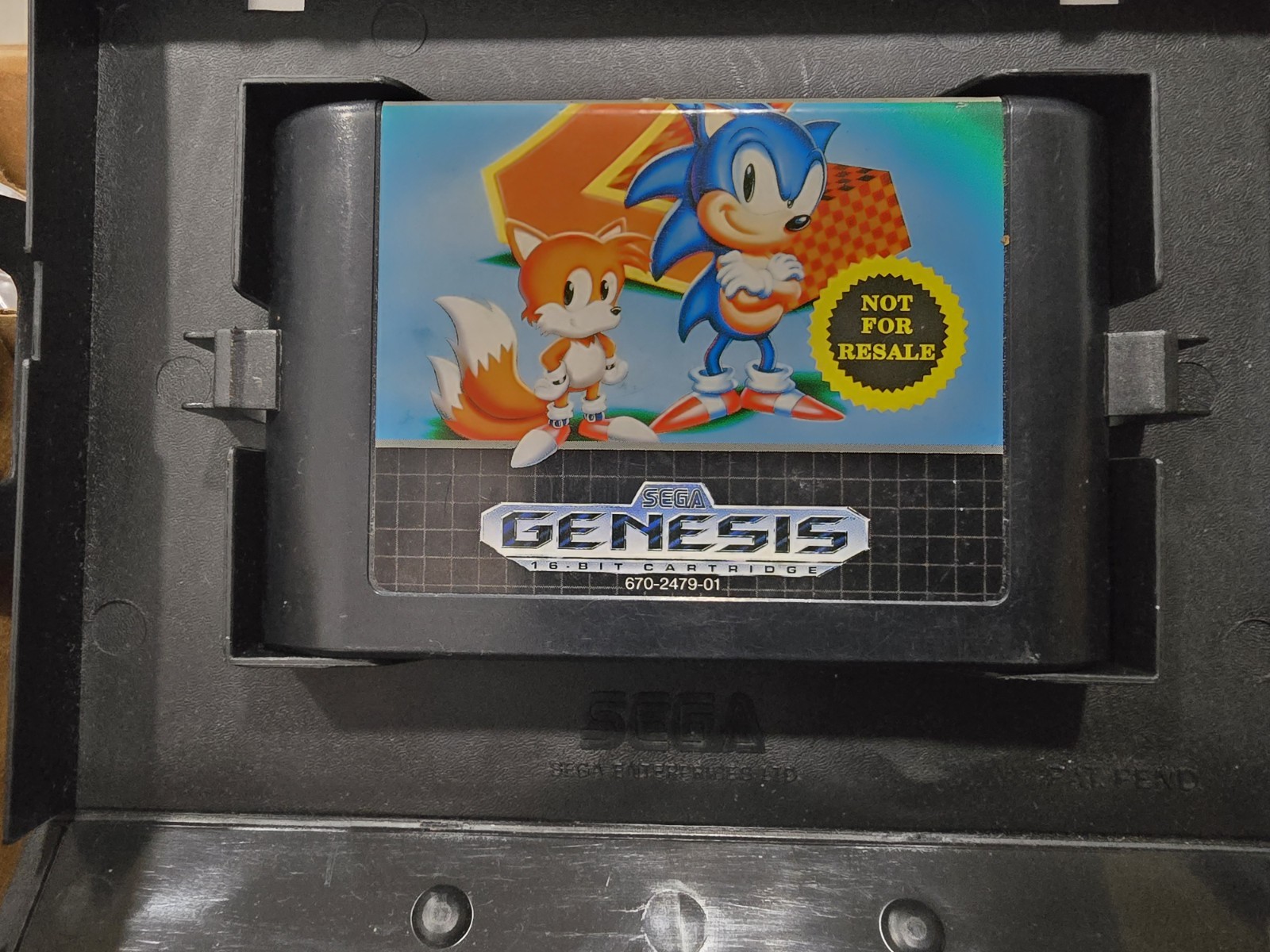 Sega Genesis Model 2 Console CIB Sonic 2 Bundle w Reg Card Mint + Box Protector