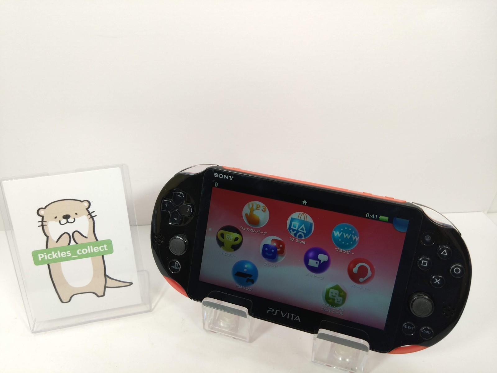 PS Vita Pink Black PCH-2000 ZA15 Console only Wi-Fi PSV Tested Sony 0611C