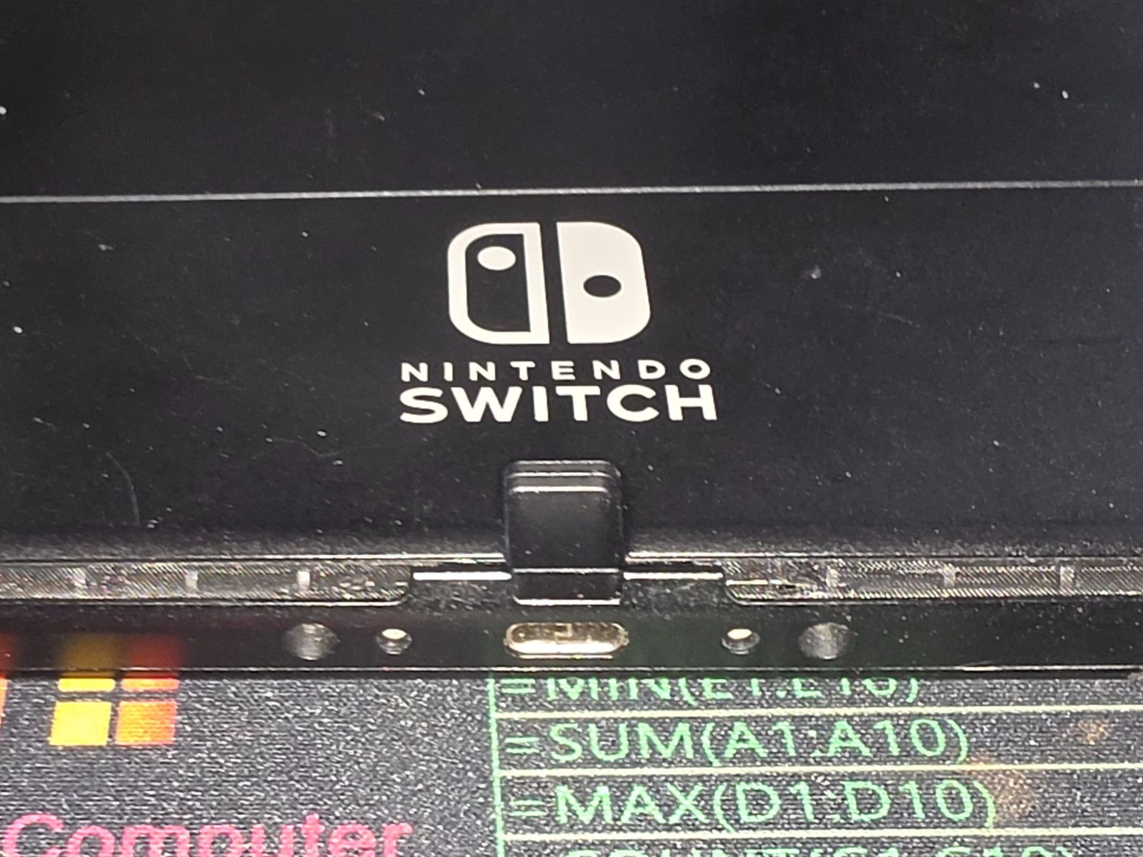 Nintendo Switch OLED Handheld Console Tablet Only SOLD AS IS
