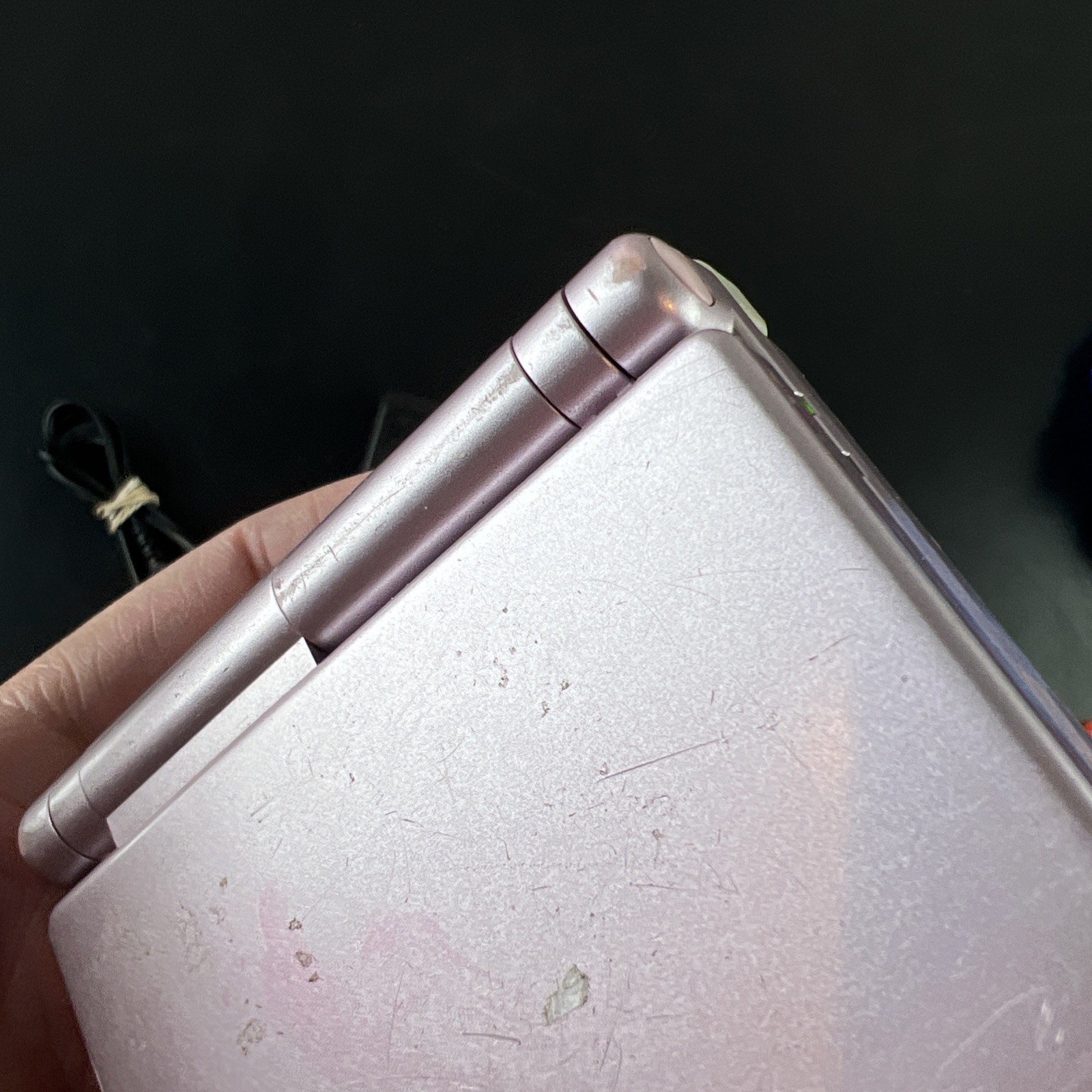 Authentic Nintendo OEM Game Boy Advance SP GBA SP – Pearl Pink-AGS-001 + Charger