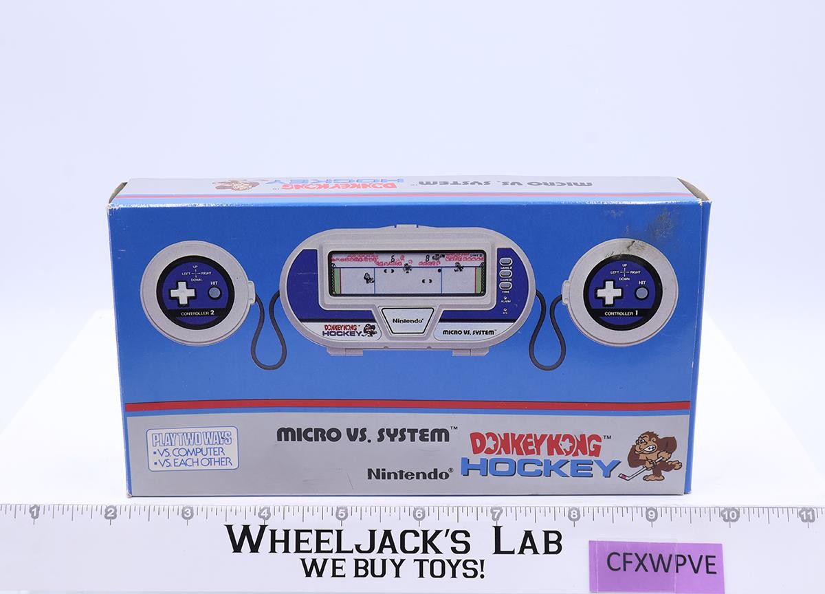 Nintendo Donkey Kong Hockey Micro Vs. System HK-303 1984 Tested Works In Box