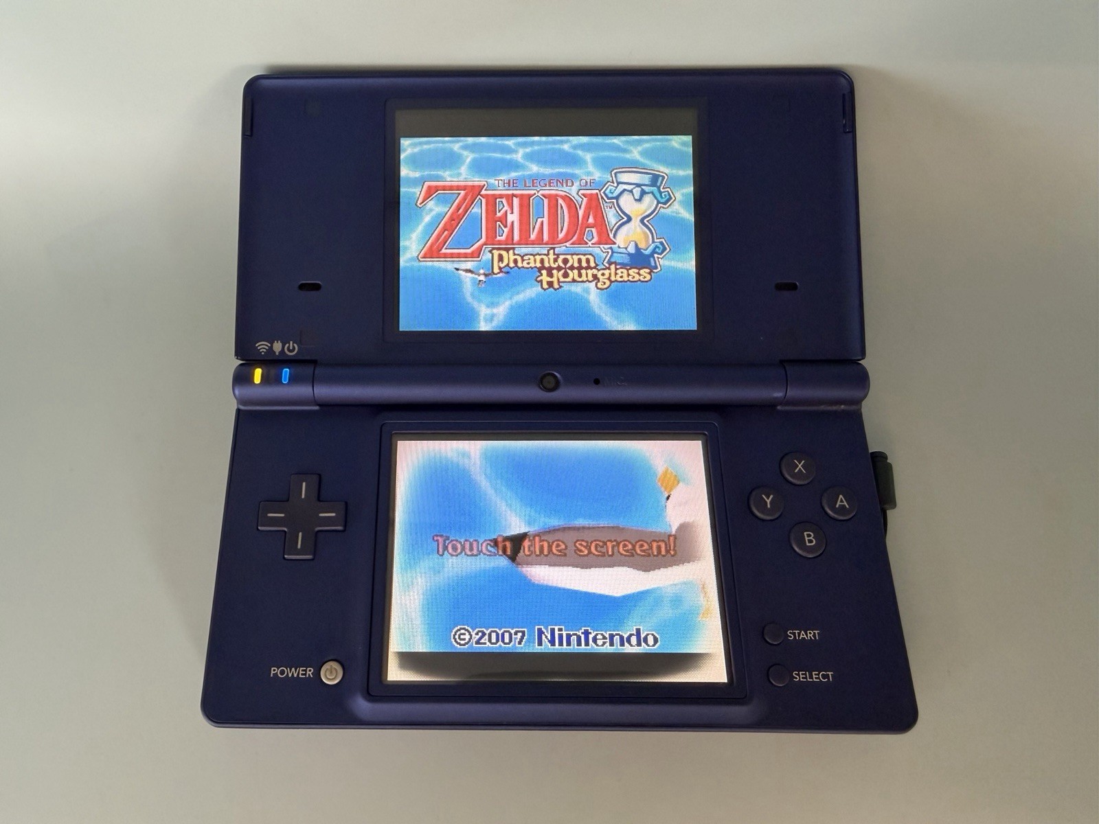 Metallic Blue Nintendo DSi Handheld Console (Japan Import) with new charger