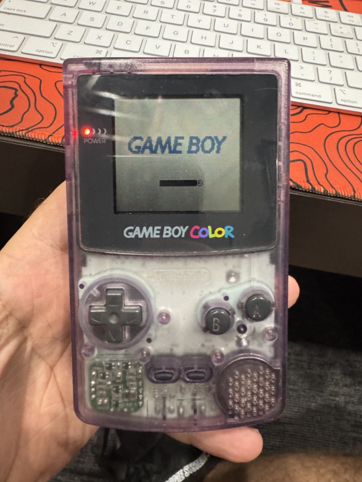 Nintendo Game Boy Color Handheld System – Atomic Purple – Working Condition