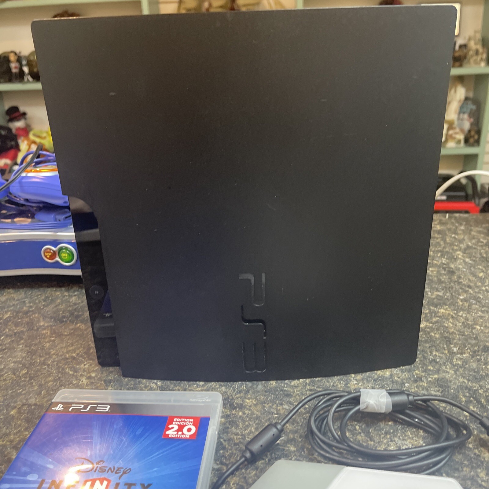 Playstation 3 Slim 150 Gb Console Tested W/ Disney Infiniti 2.0 And Pad Controll
