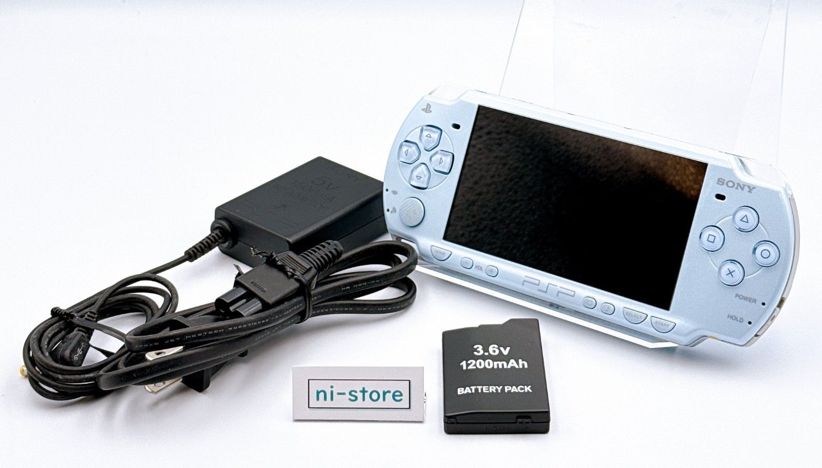 Sony PSP-2000 Console Blume Felicia Blue Region free w/adapter- Excellent