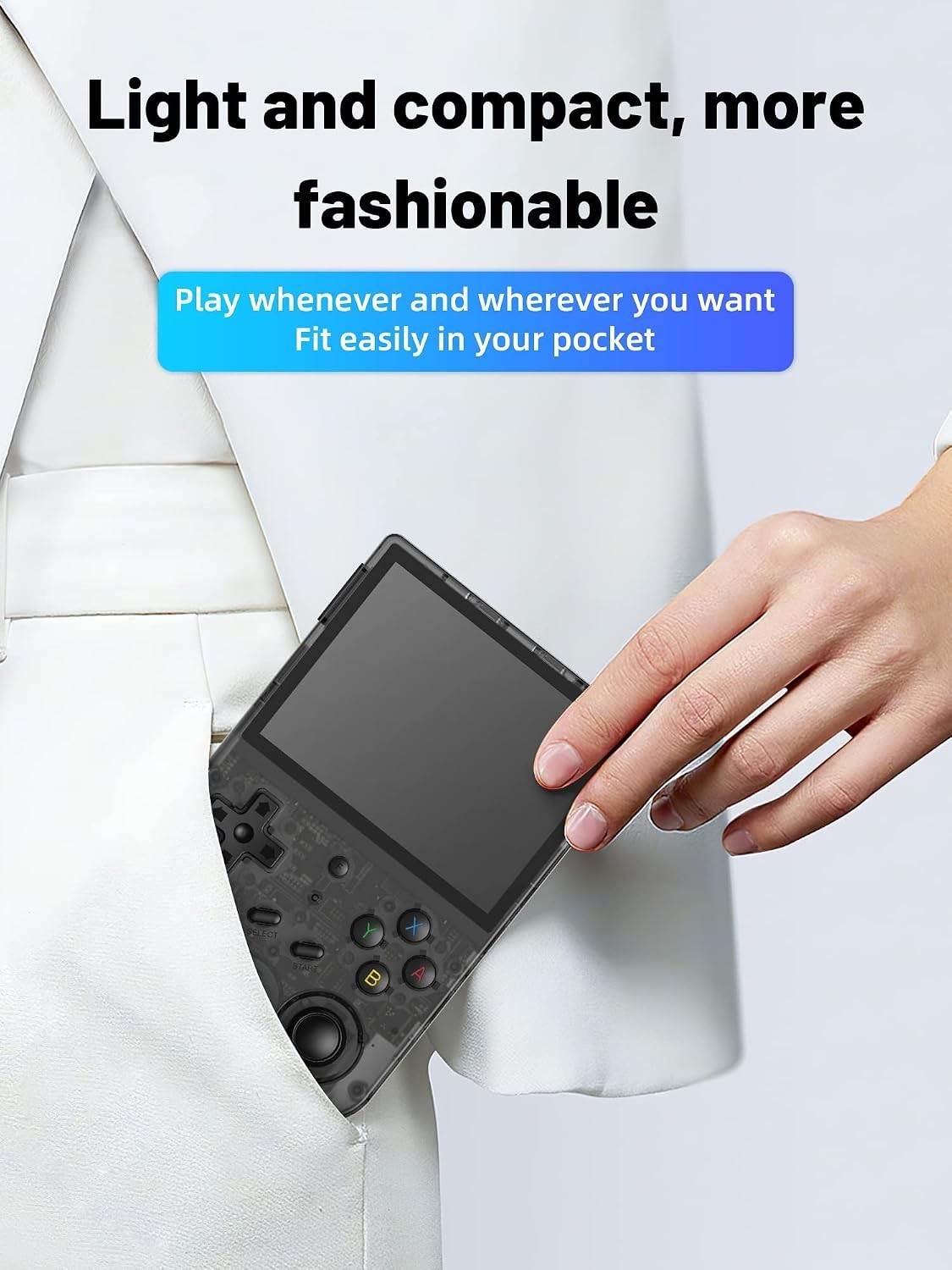 Portable RG353VS Gaming Console – 64-Bit Processing, Bluetooth, 5G WiFi
