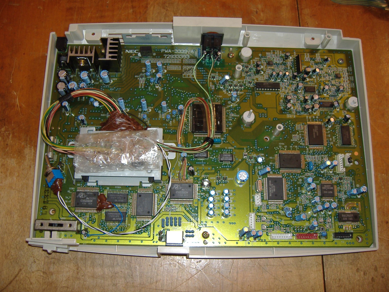 PC ENGINE DUO-R TURBO GRAFX SYSTEM CONSOLE REGION SWITCH SCART CABLE CUSTOM PCE