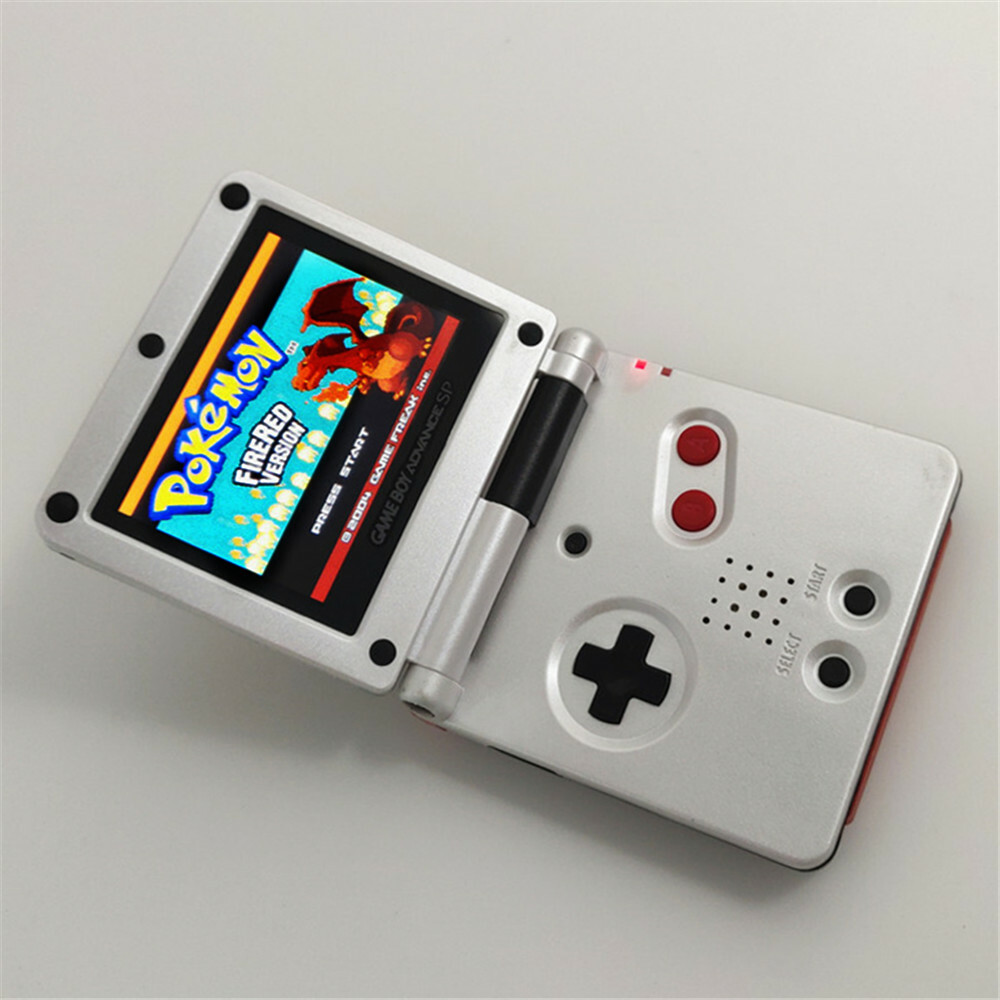 Black White Special Brighter Backlit Game Boy Advance GBA SP AGS 101 Console