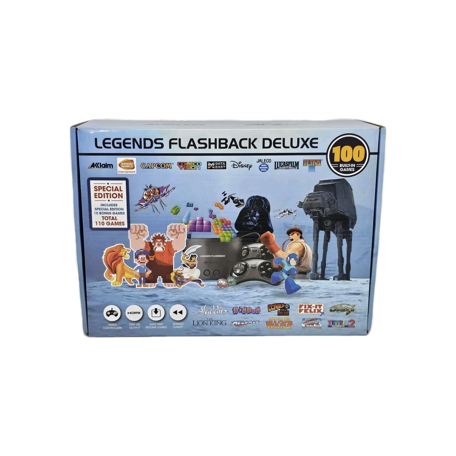 AtGames Legends Flashback Deluxe Special Edition Console 110 Games