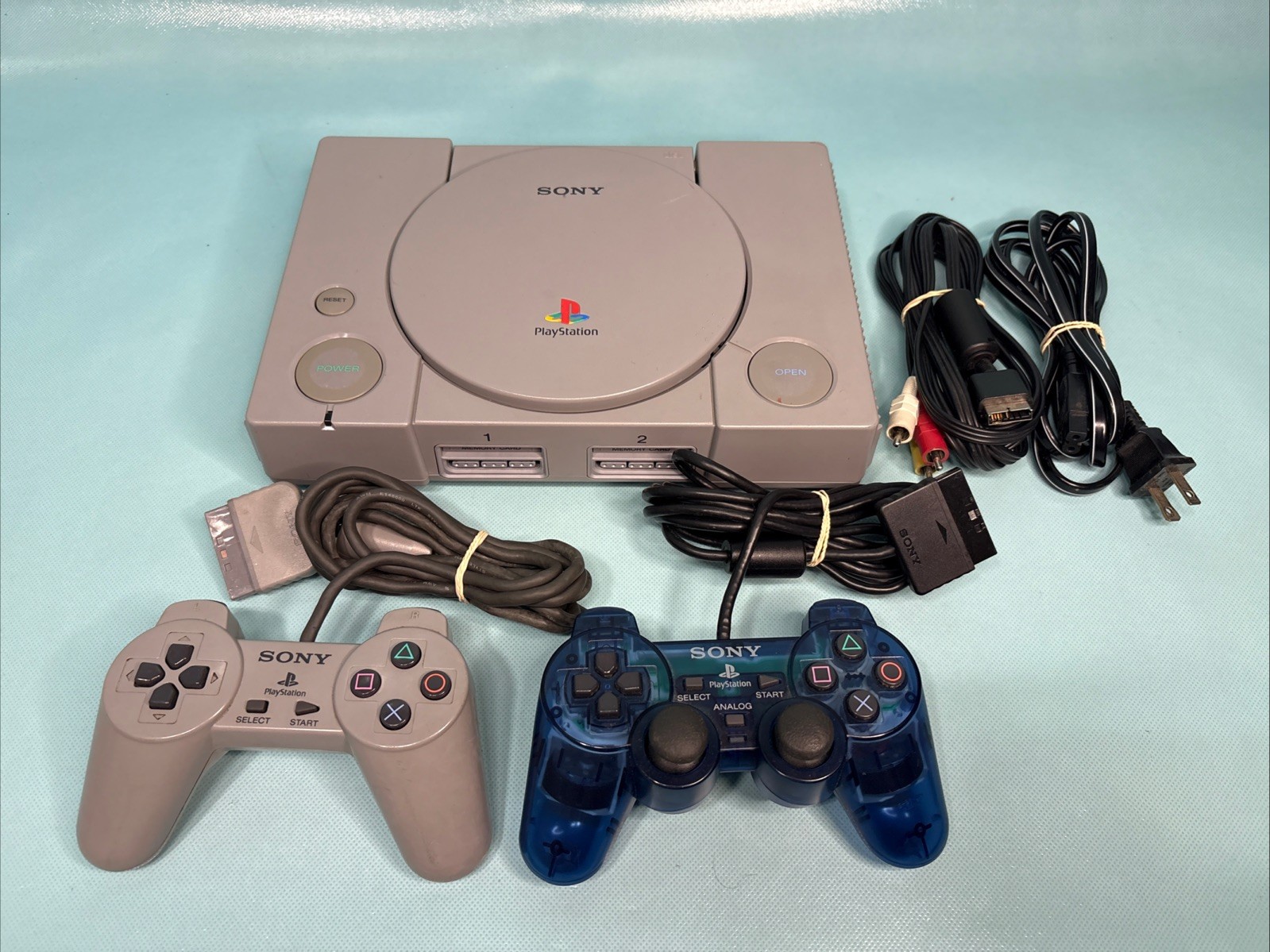 Sony PS1 PlayStation 1 System Console SCPH-7001 – TESTED WORKS