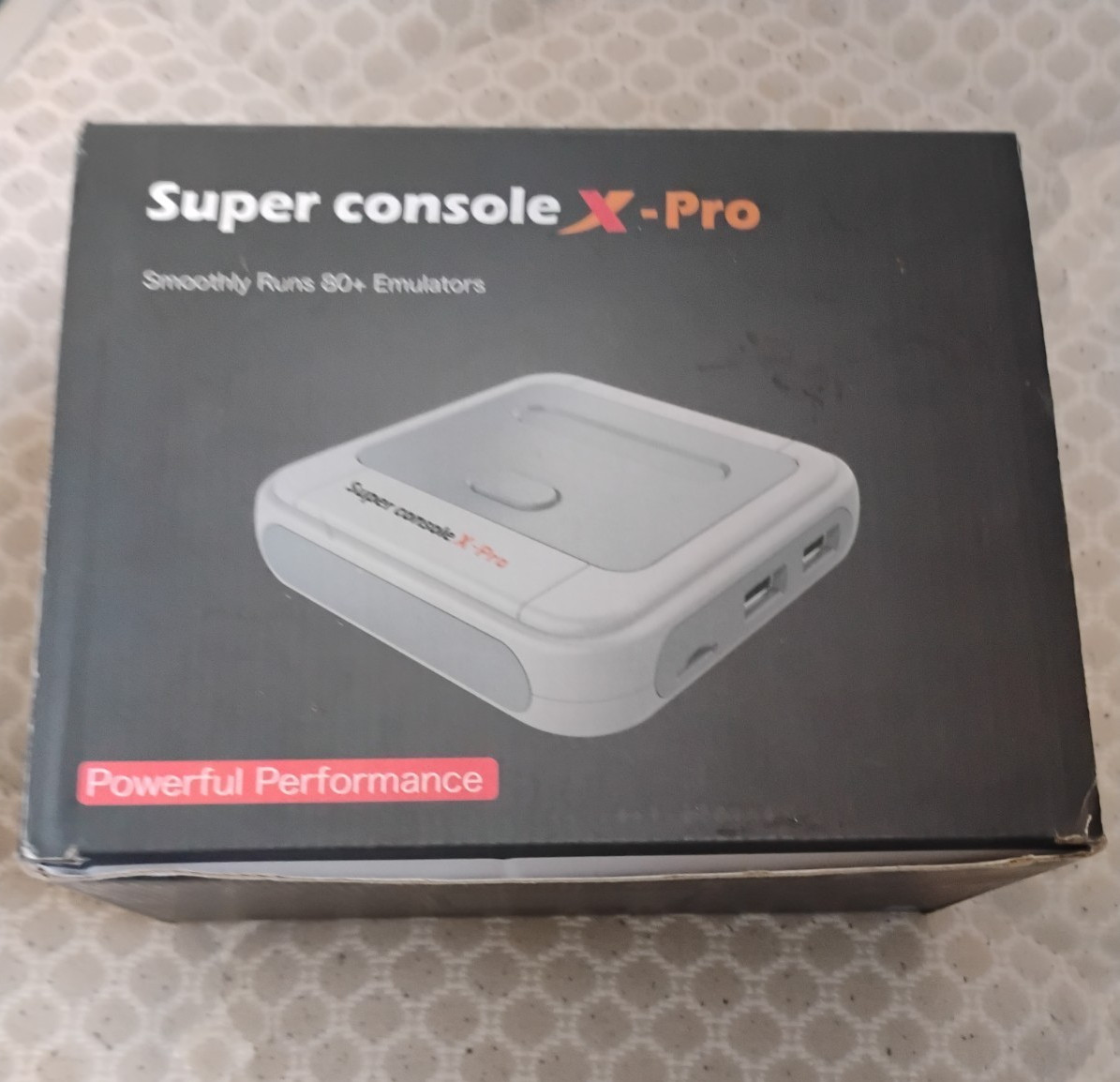 Super Console X-Pro Home Console Emulator, Gray HDMI/USB Video Game Console