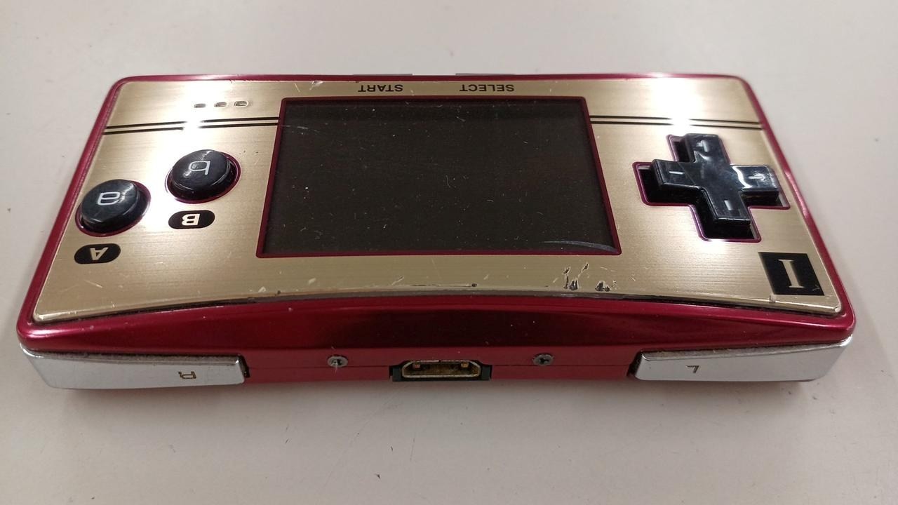 Nintendo Game Boy Micro Famicom Edition OXY-001 Console Only Japan A1393