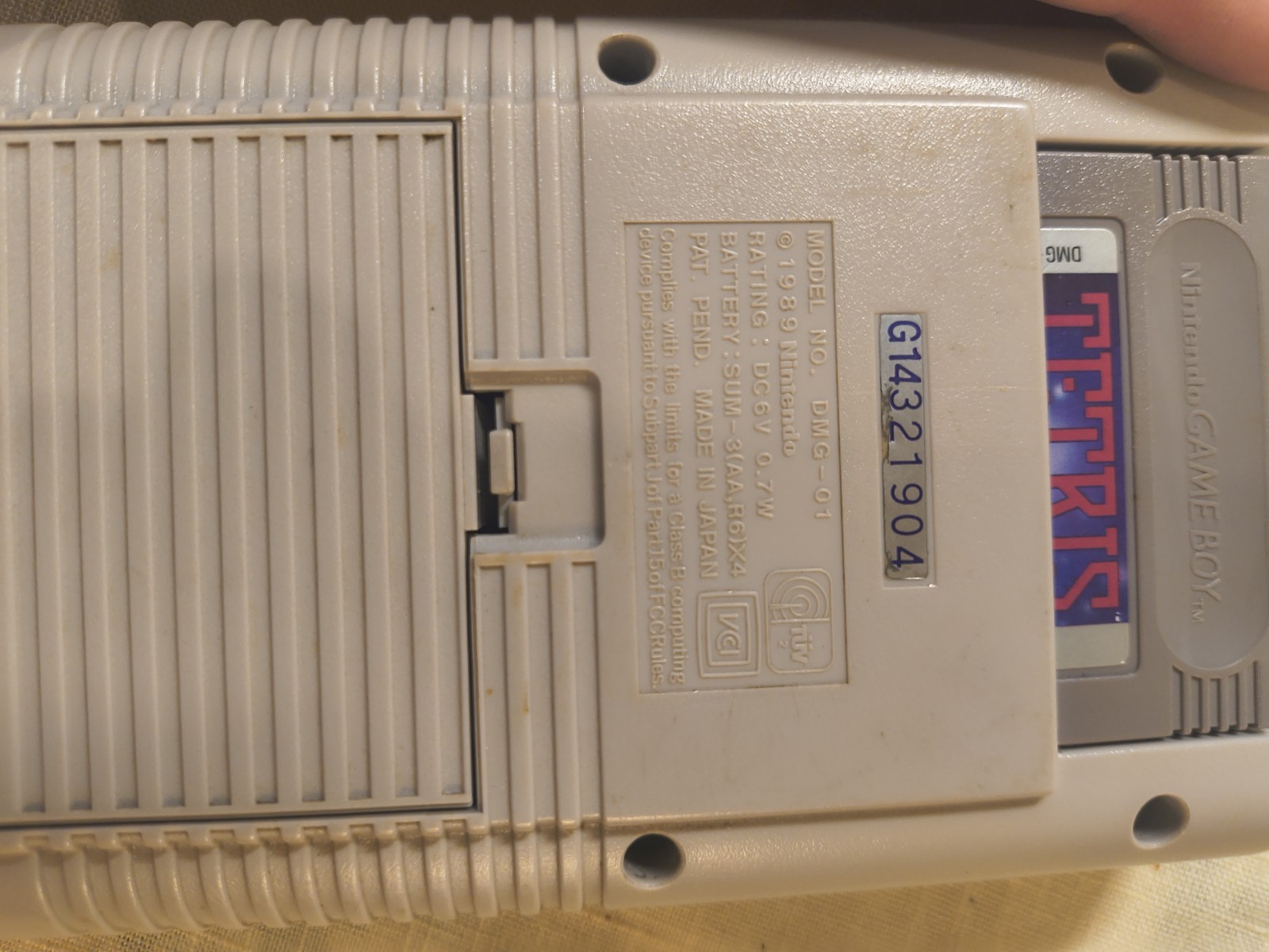 Original Nintendo Game Boy DMG-01 Console 1989 Tested Working Tetris included