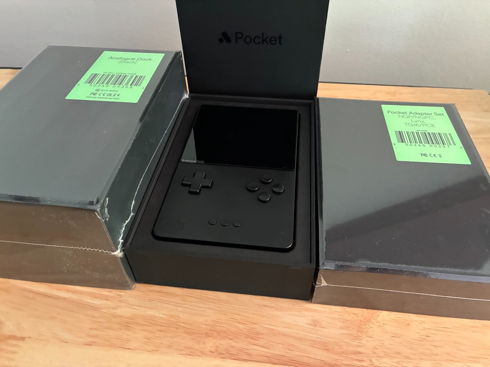 Open Box Analogue Pocket Ultimate Bundle | Handheld System, Dock, & Adapter Set