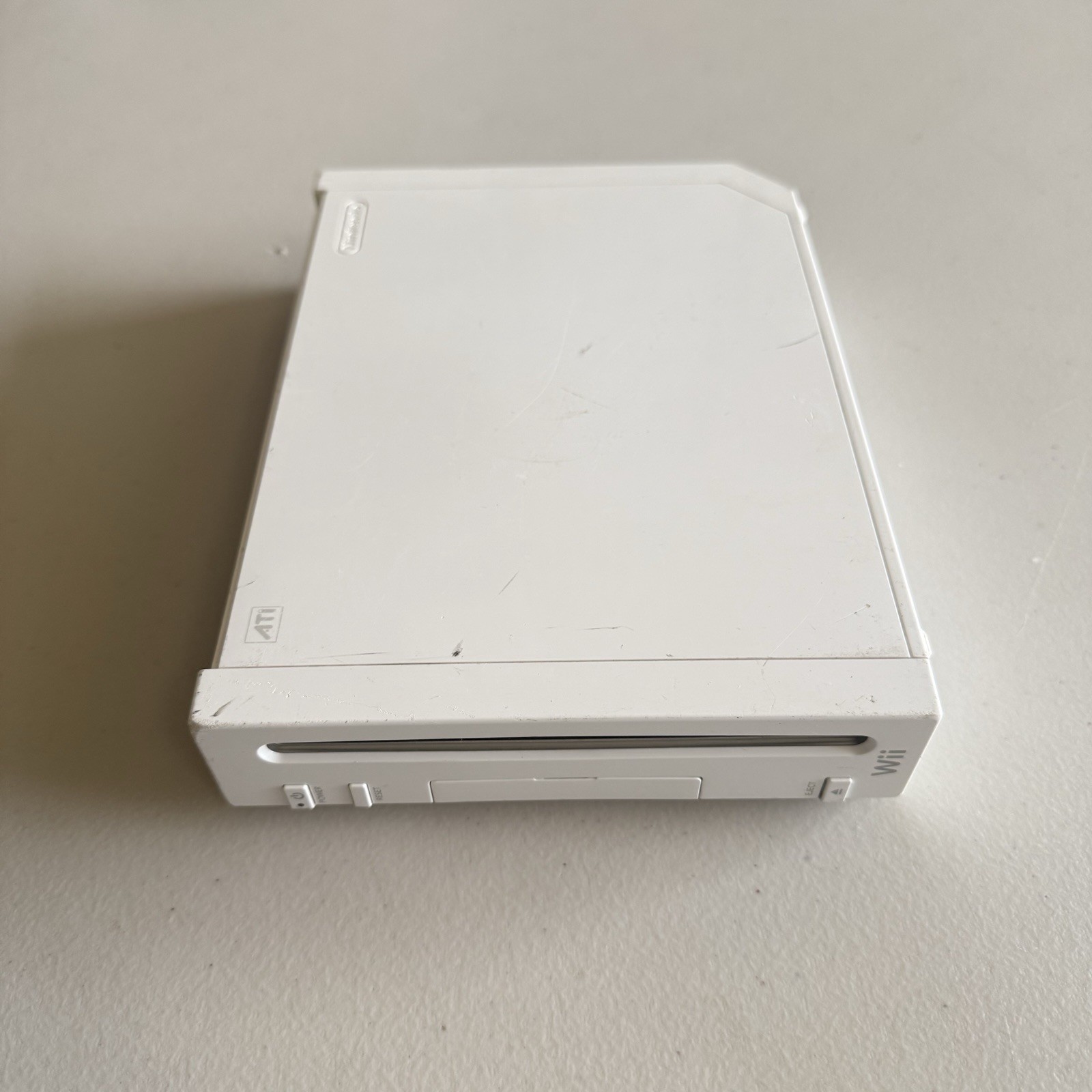 Nintendo Wii Console Only White RVL-001 GameCube Compatible Tested Works