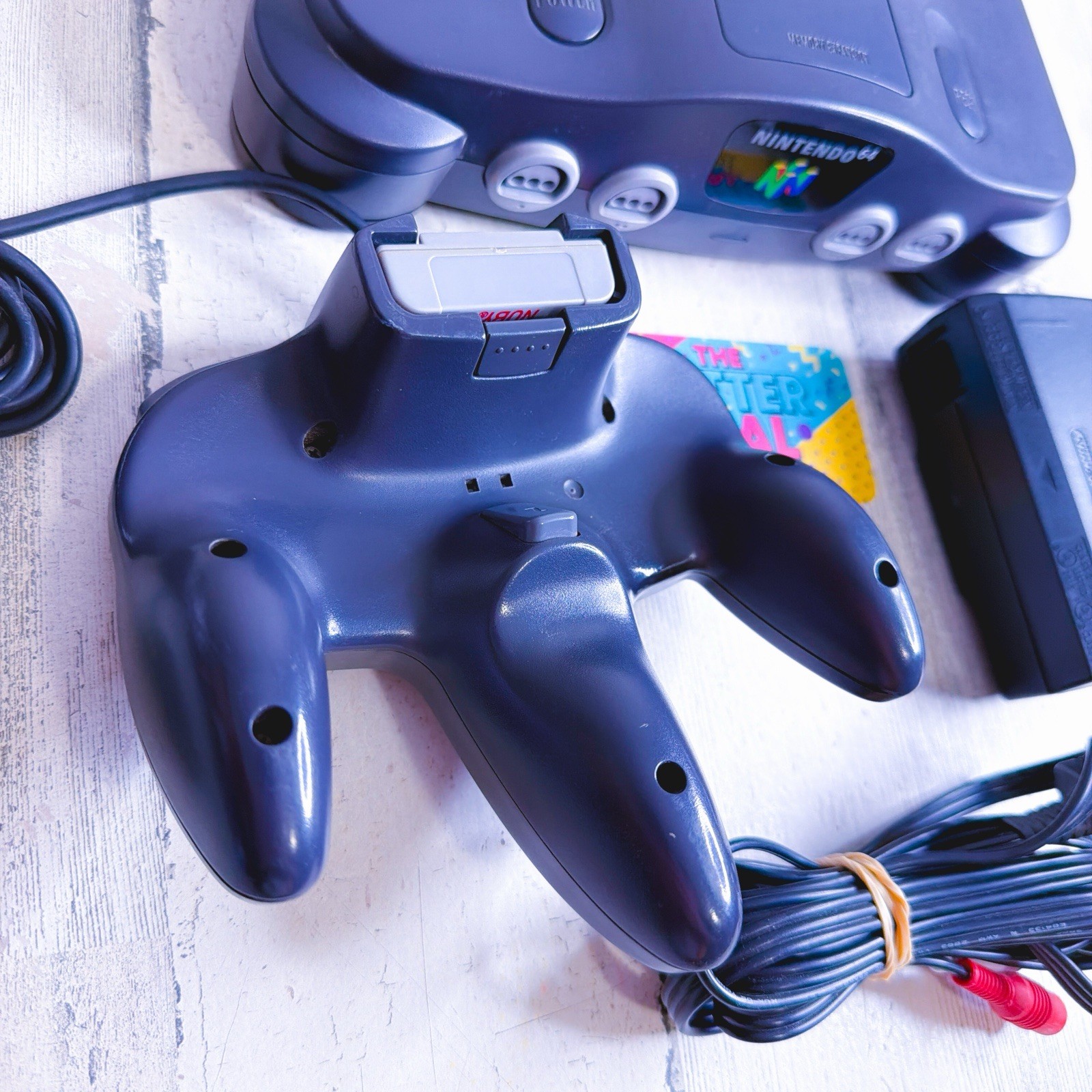 Nintendo 64 N64 System Console w/ OEM Black Controller + Expansion Pack