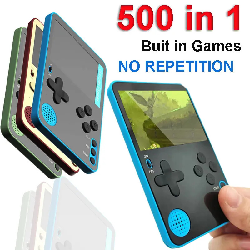 K10 Handheld Game Console FC500 Classic Games LCD Portable Retro Video Mini Game
