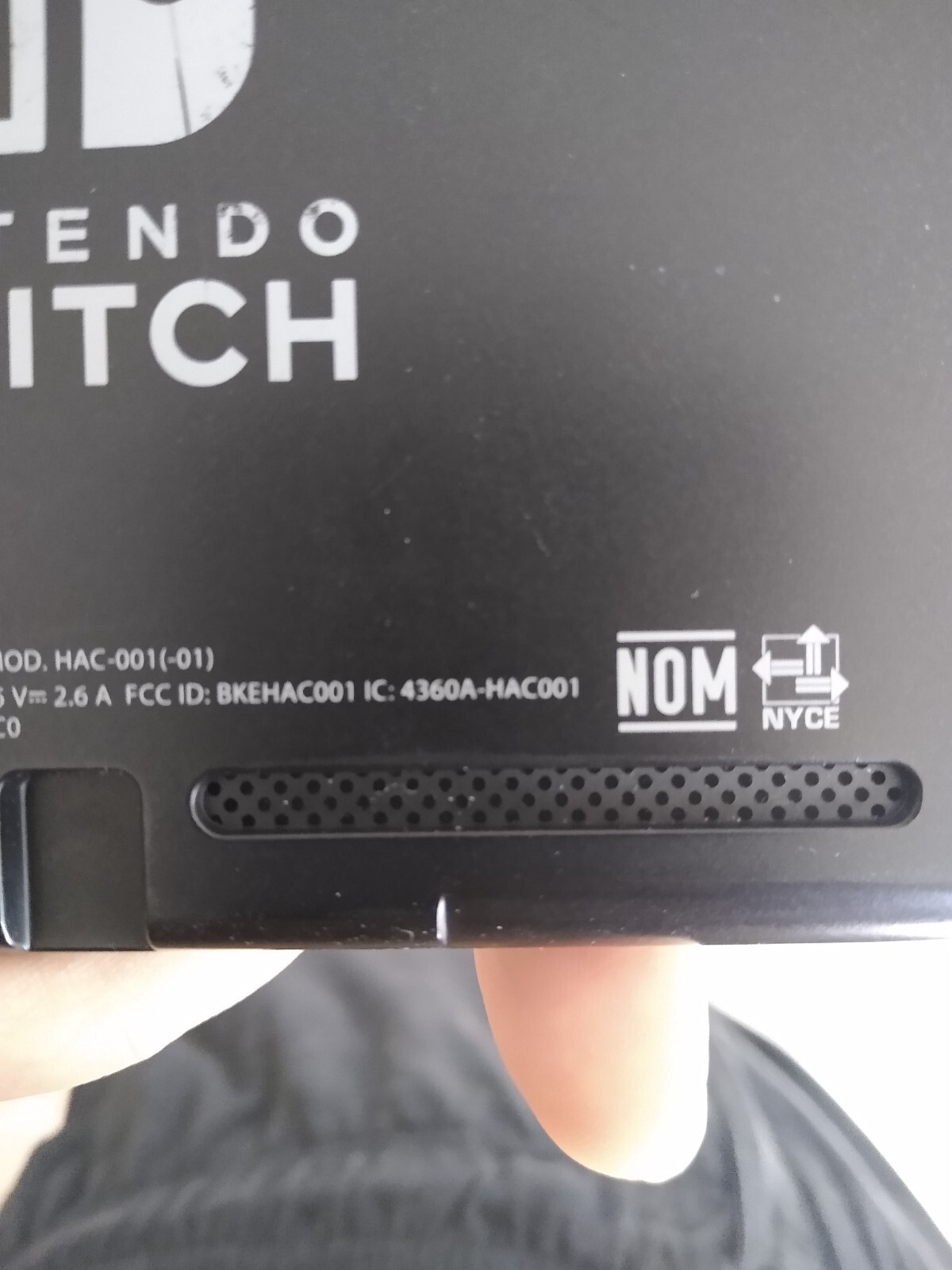Nintendo Switch V1 HAC-001 Console (used) *RETURNS NOT ACCEPTED*