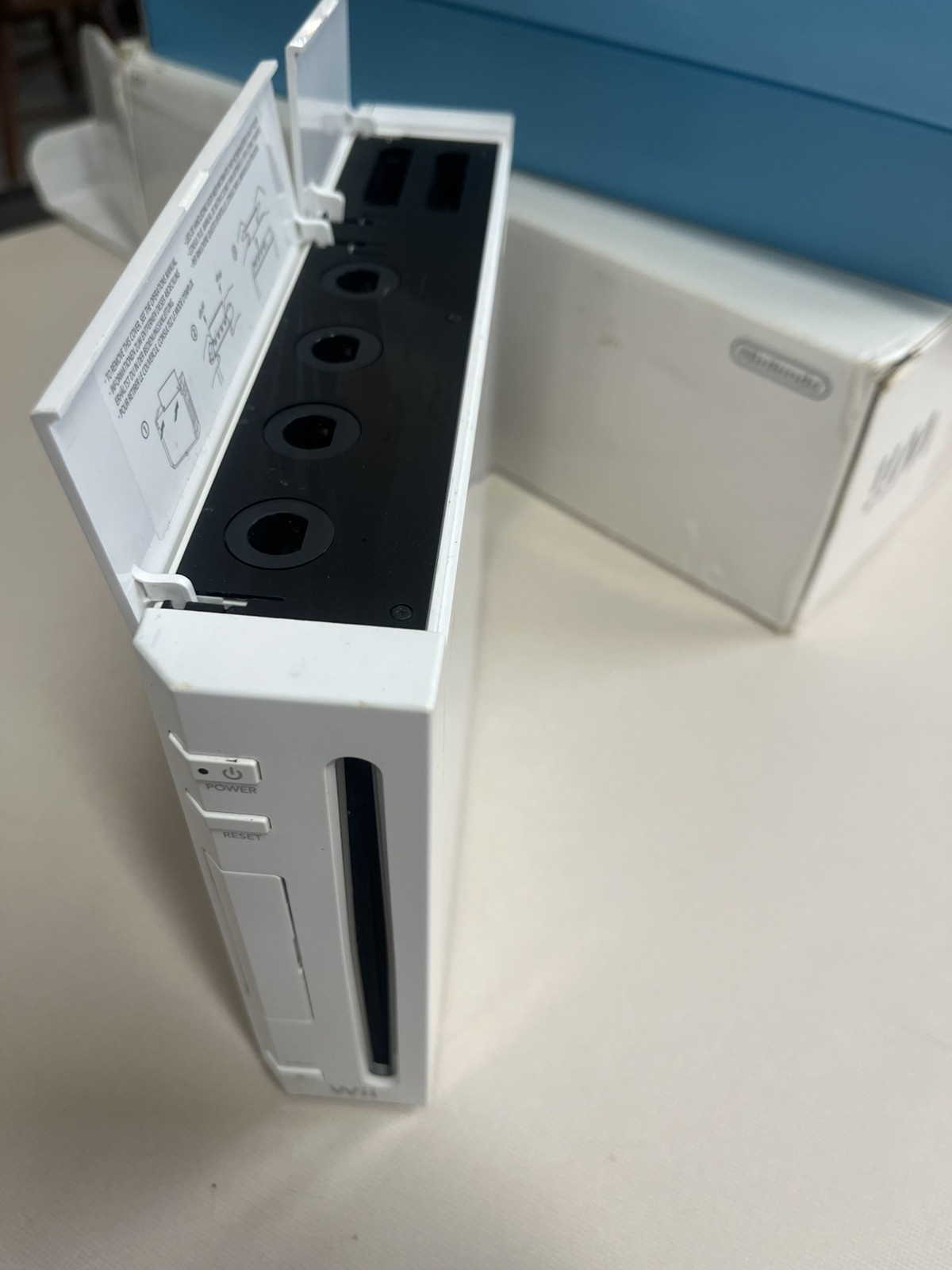 Nintendo Wii Console In Box, Working, no controllers sensor bar games or manuals