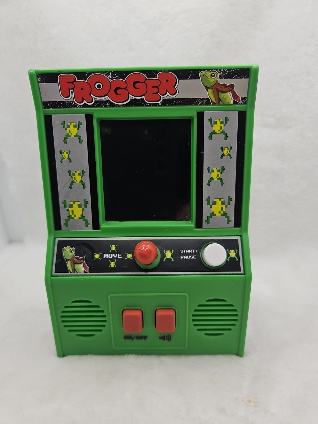 Frogger Mini Retro Arcade Game – Konami 09550 – Tested Working Good Condition