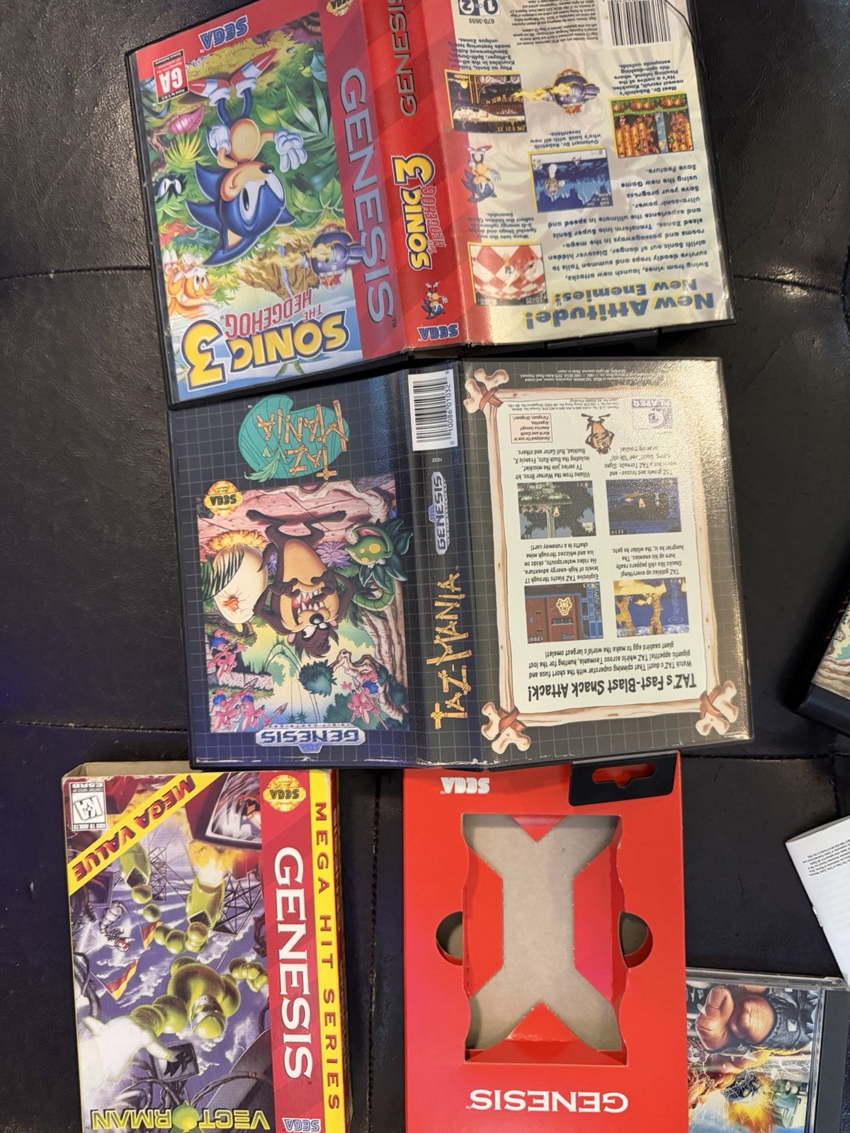 Sega Genesis Model 1 Bundle 2 Controllers Sonic 3 Vectorman Road Avenger Sega CD