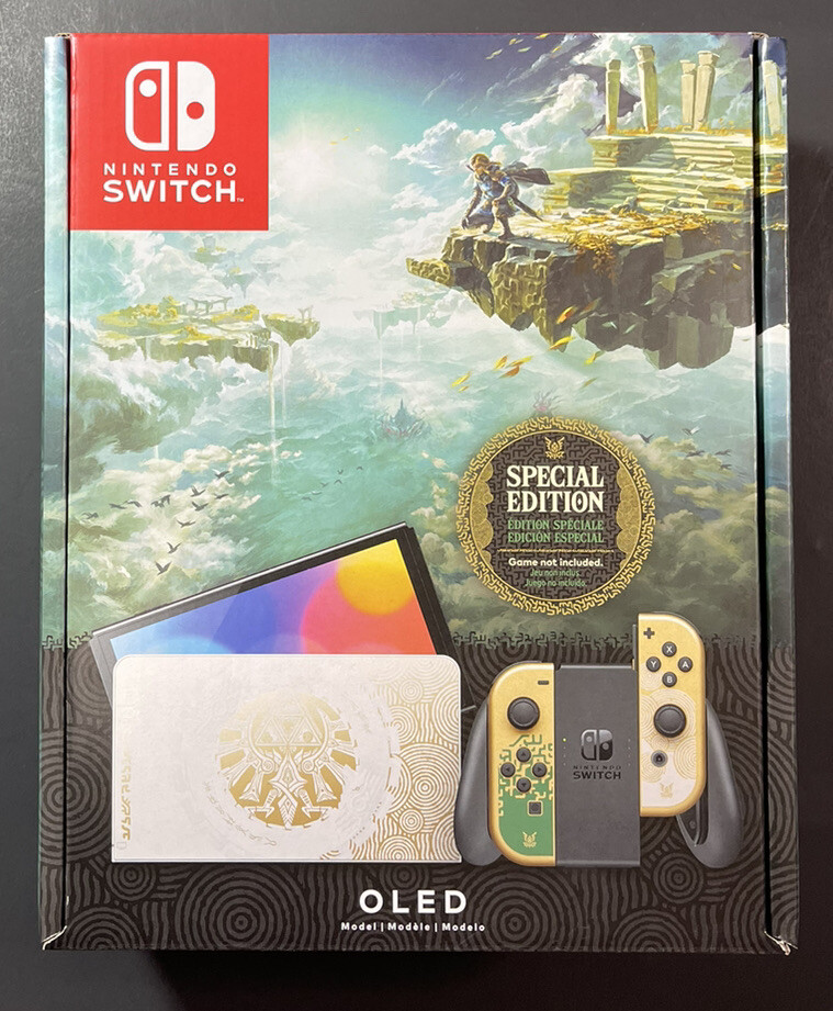 Nintendo Switch OLED Console [ The Legend of Zelda Tears of the Kingdom SE ] NEW