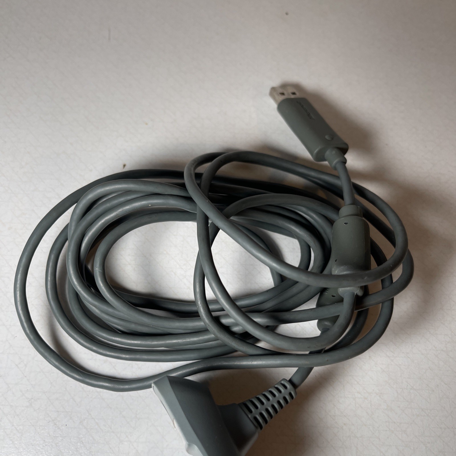 Two Microsoft Xbox 360 Controllers Untested No Backs With Cords And Microphone