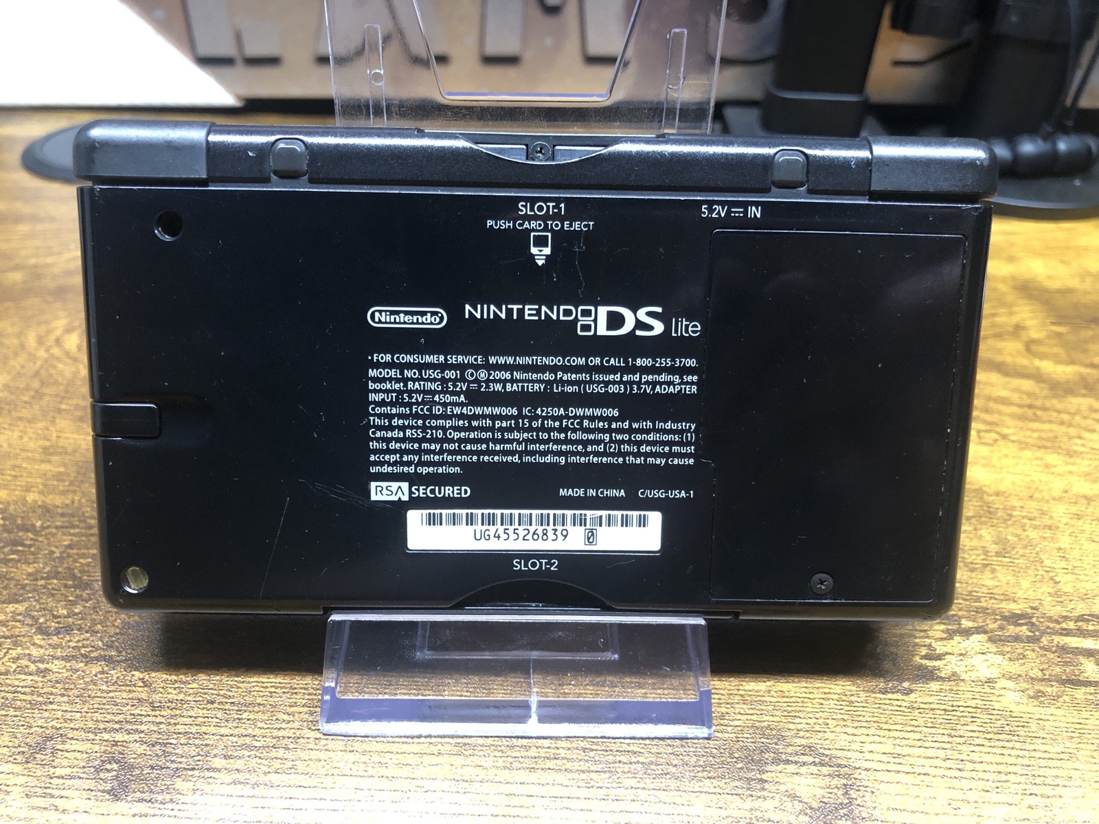 Nintendo DS Lite Handheld System – Onyx Black