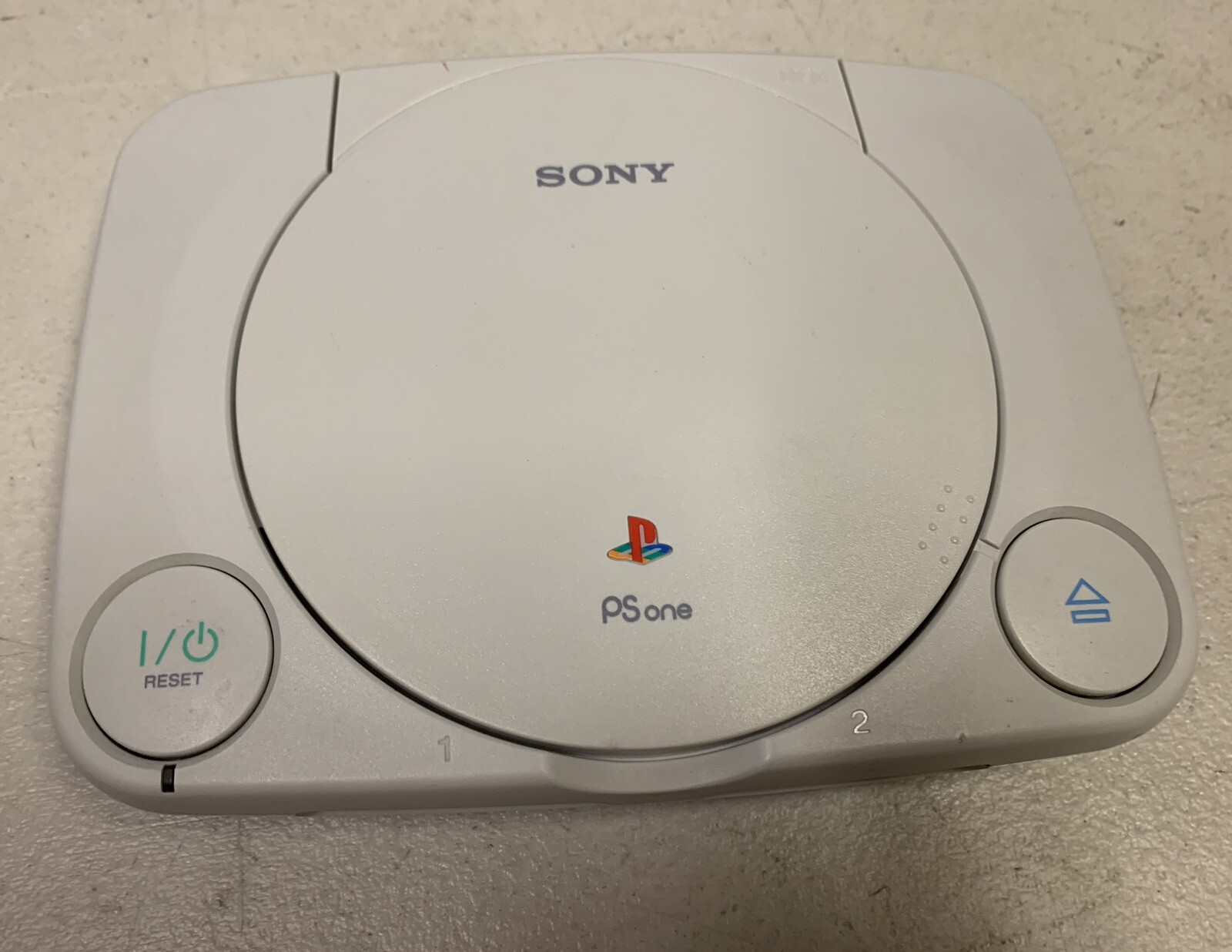 USED Sony PlayStation 1/PS1 White Console, Analog Controller, & DDR Revolution