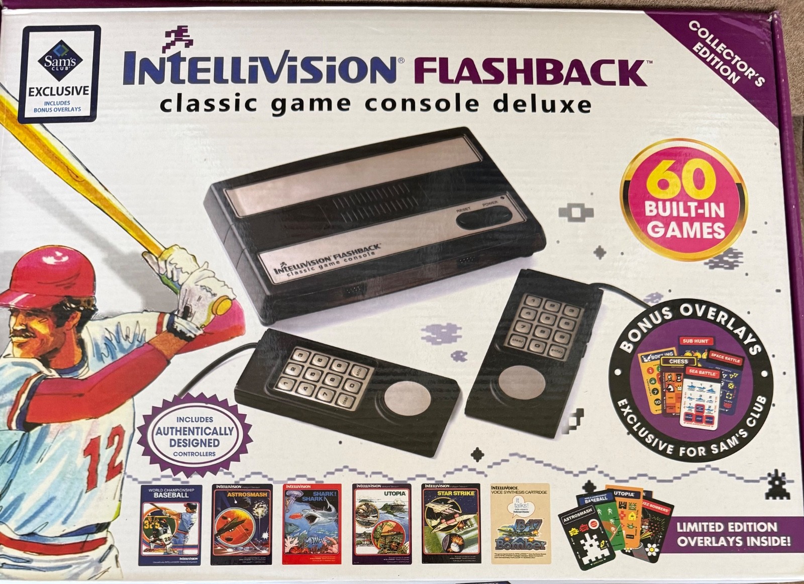 INTELLIVISION Flashback Classic Mini Game Console Open Box