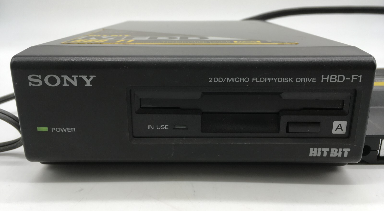 MSX SONY MFDD Micro Floppydisk Drive HBD-F1 HIT BIT 100V 10W 50/60Hz As Is